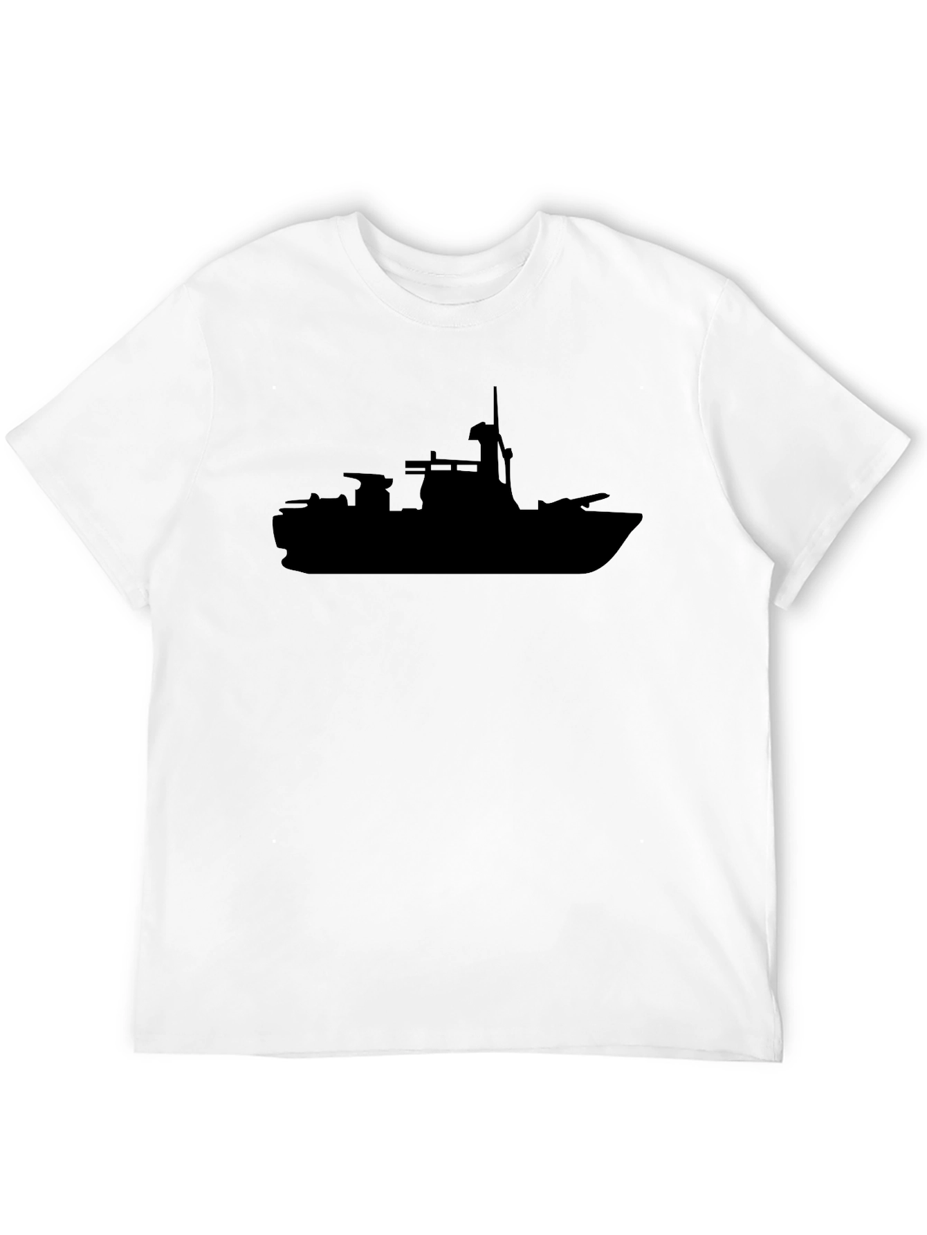 Black Battleship Graphic Tee - Mens