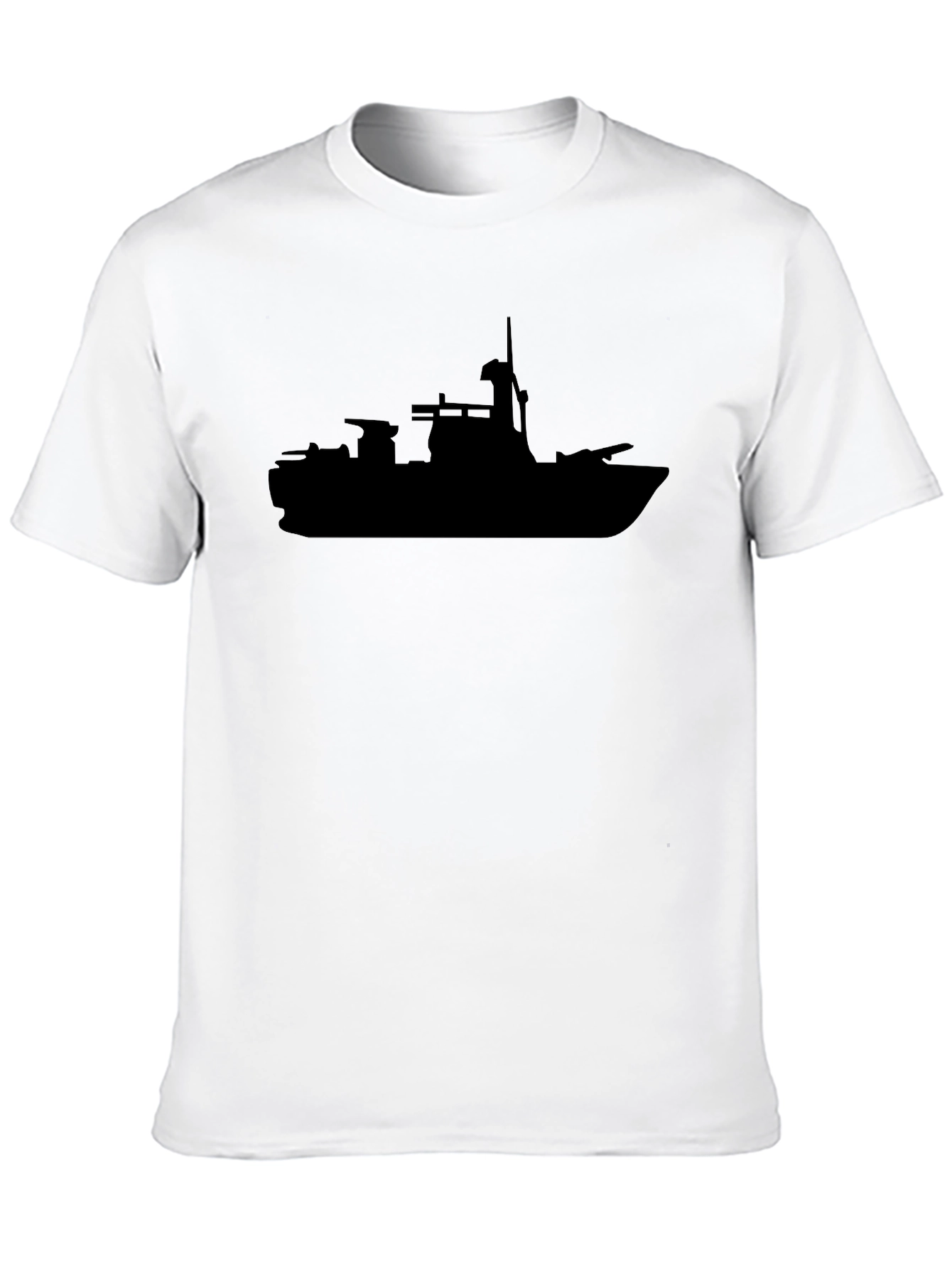 Black Battleship Graphic Tee - Mens