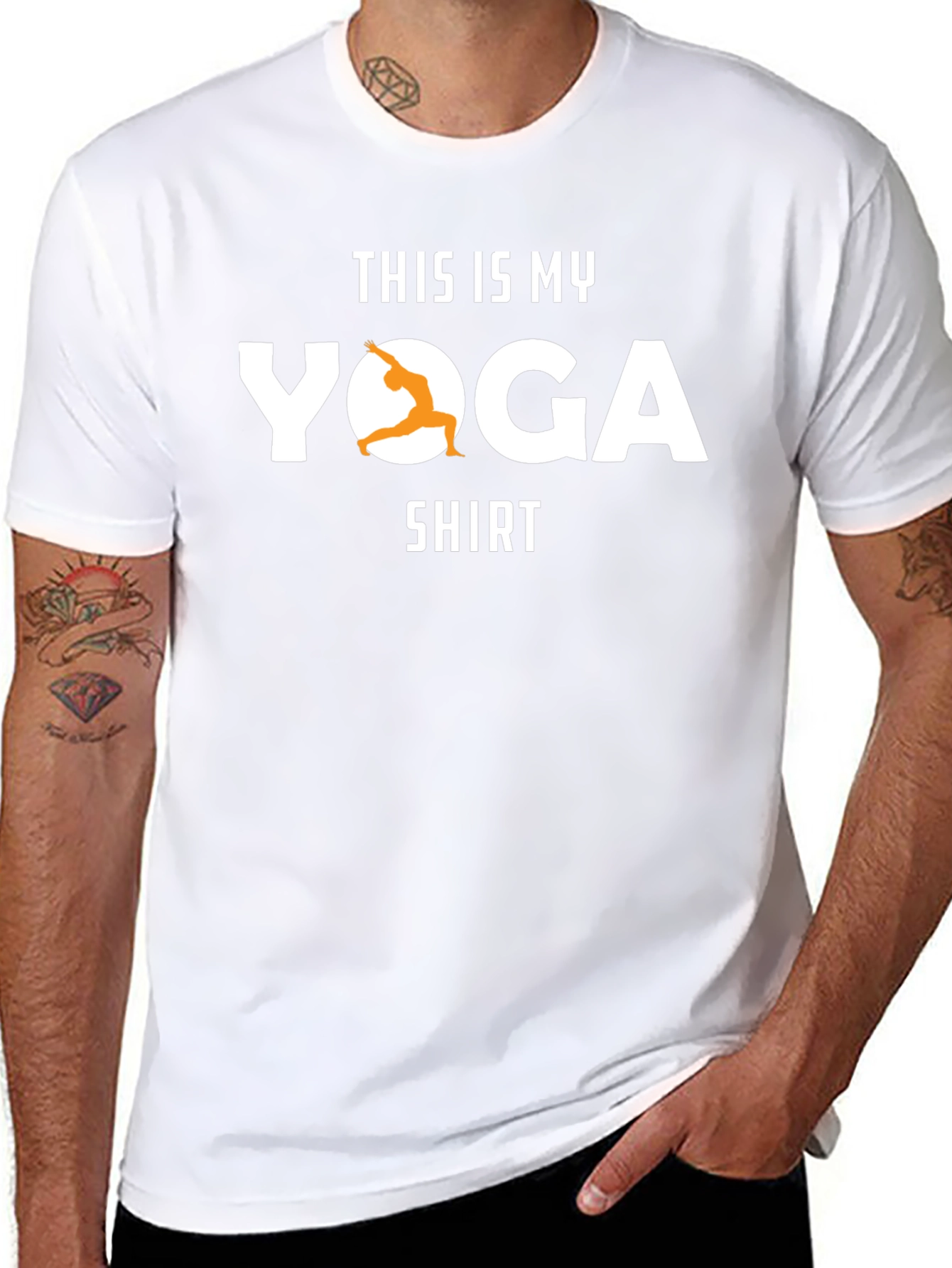 Yoga Shirt - Mens Black T-Shirt