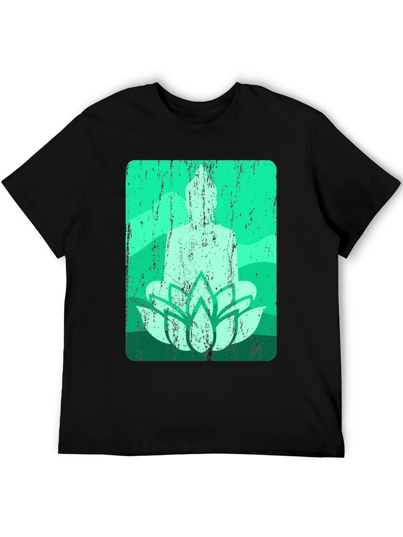 Buddha Lotus Graphic T-Shirt