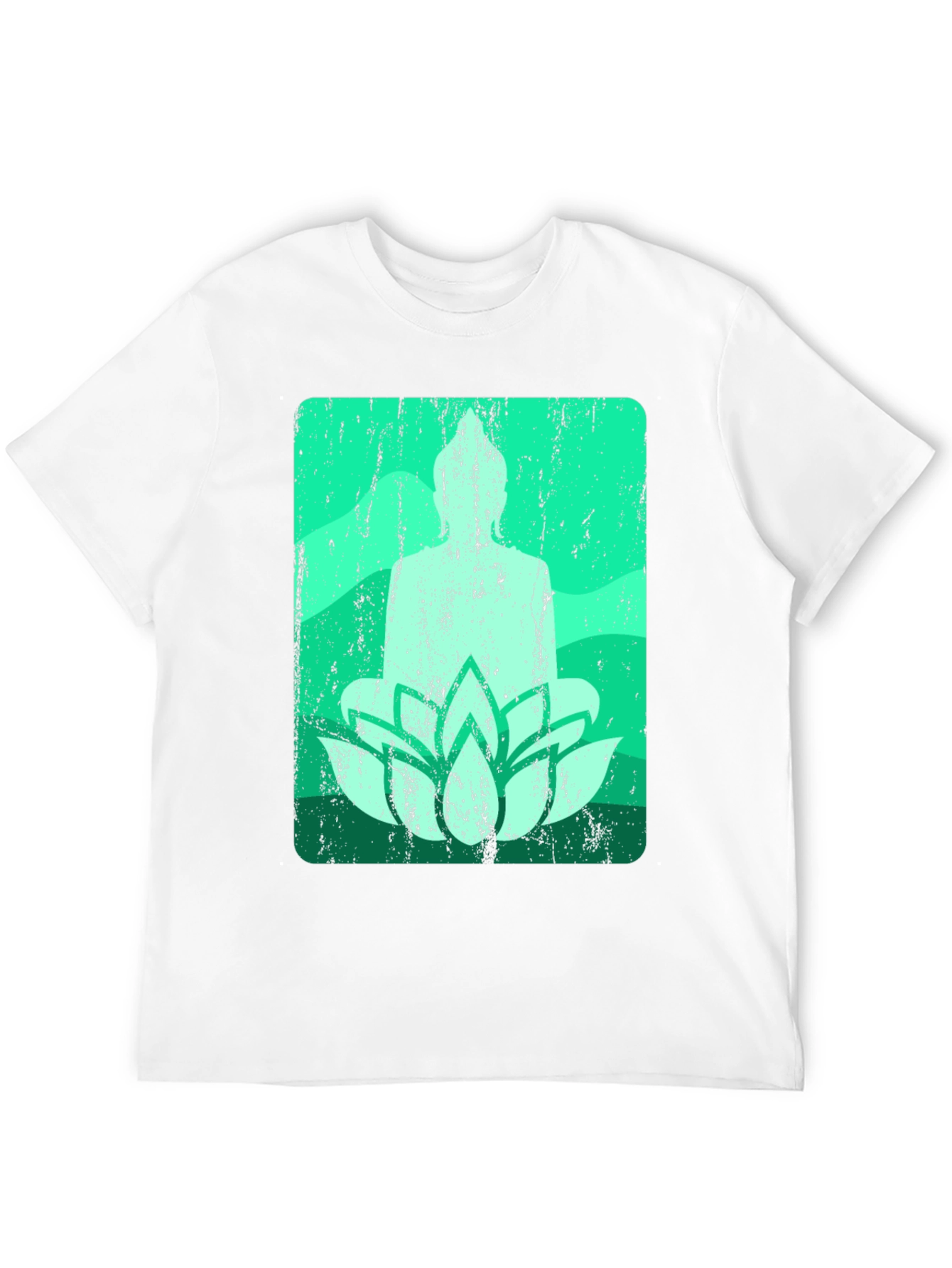 Buddha Lotus Graphic T-Shirt