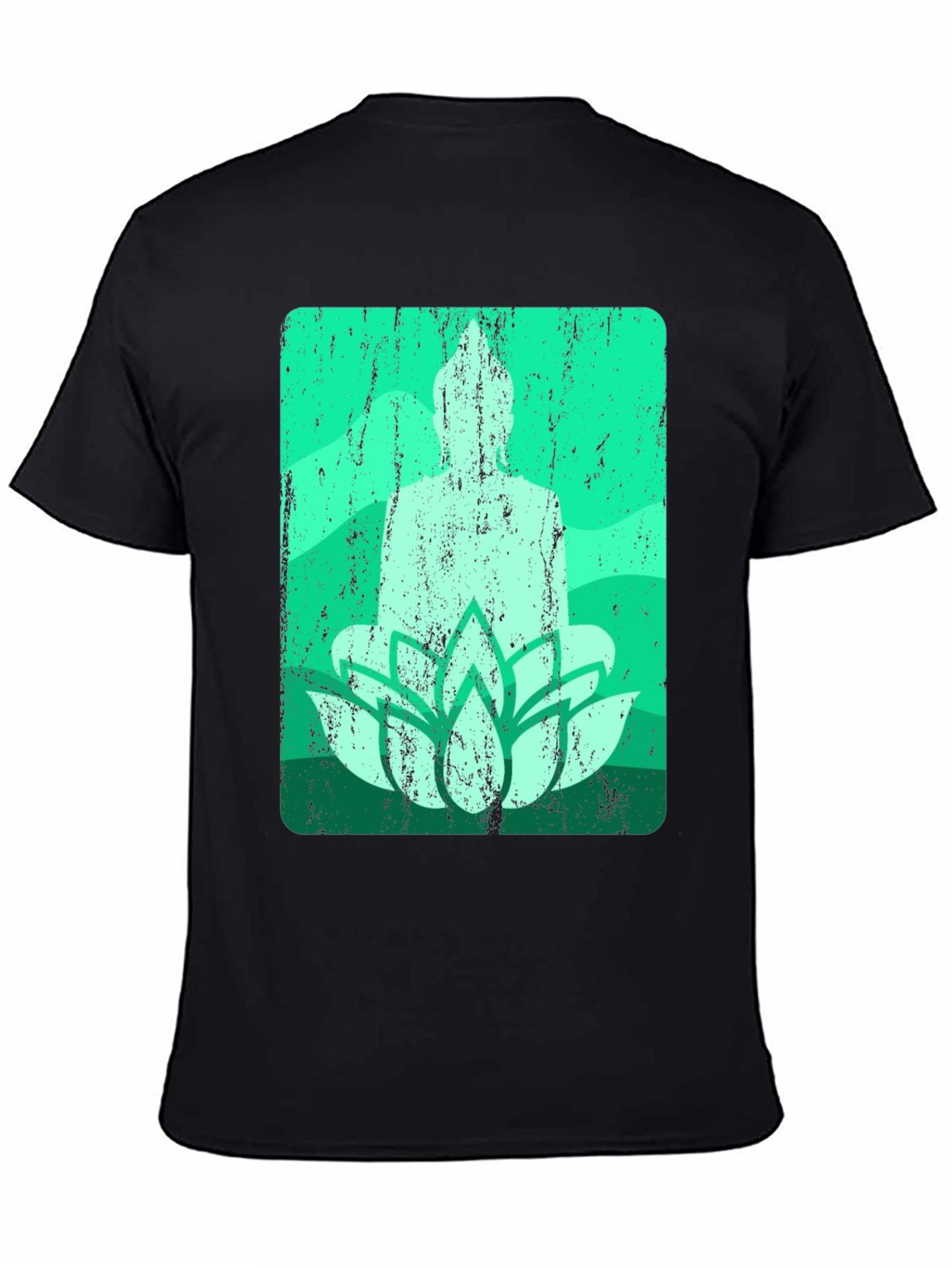 Buddha Lotus Graphic T-Shirt