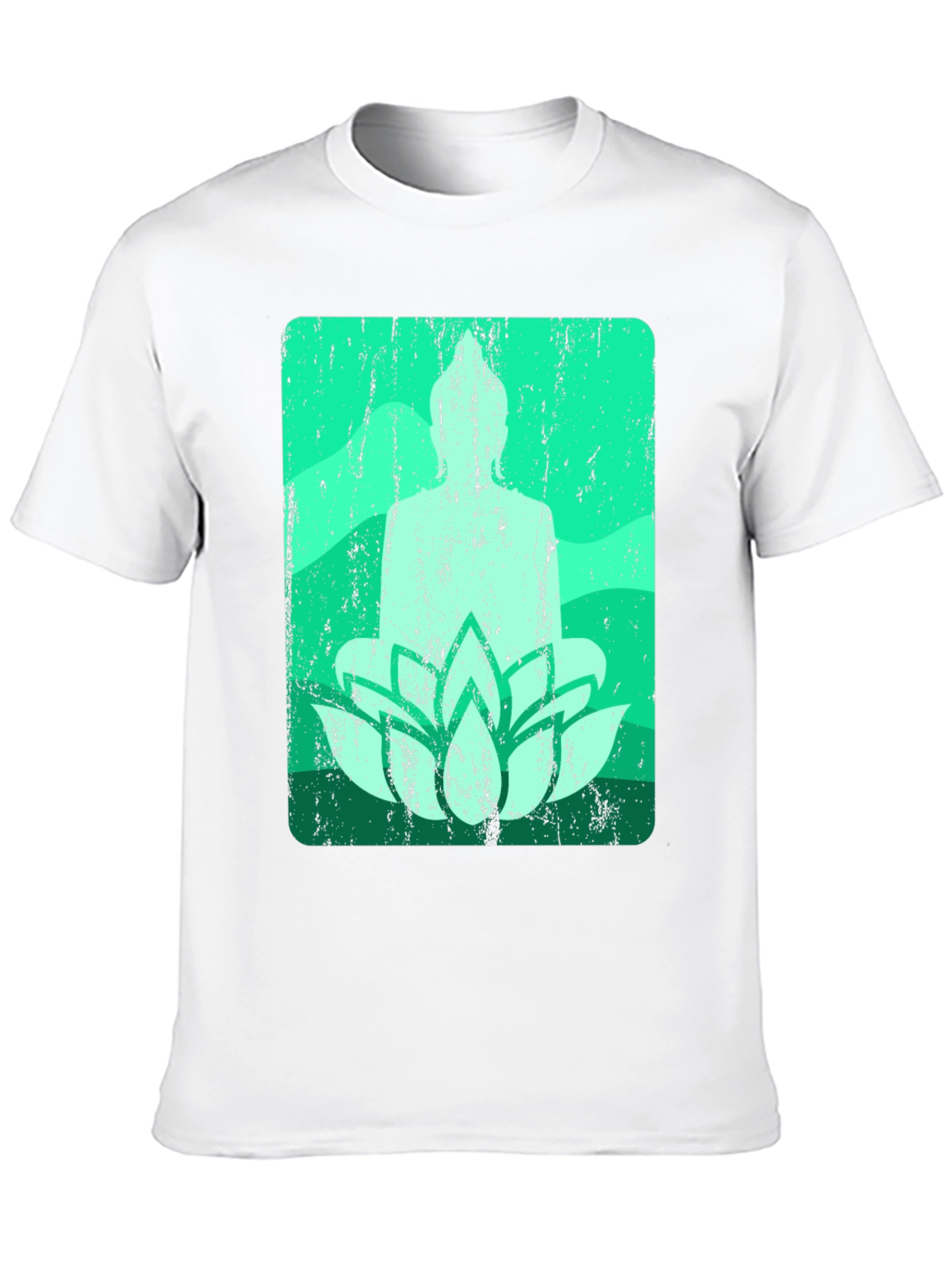 Buddha Lotus Graphic T-Shirt