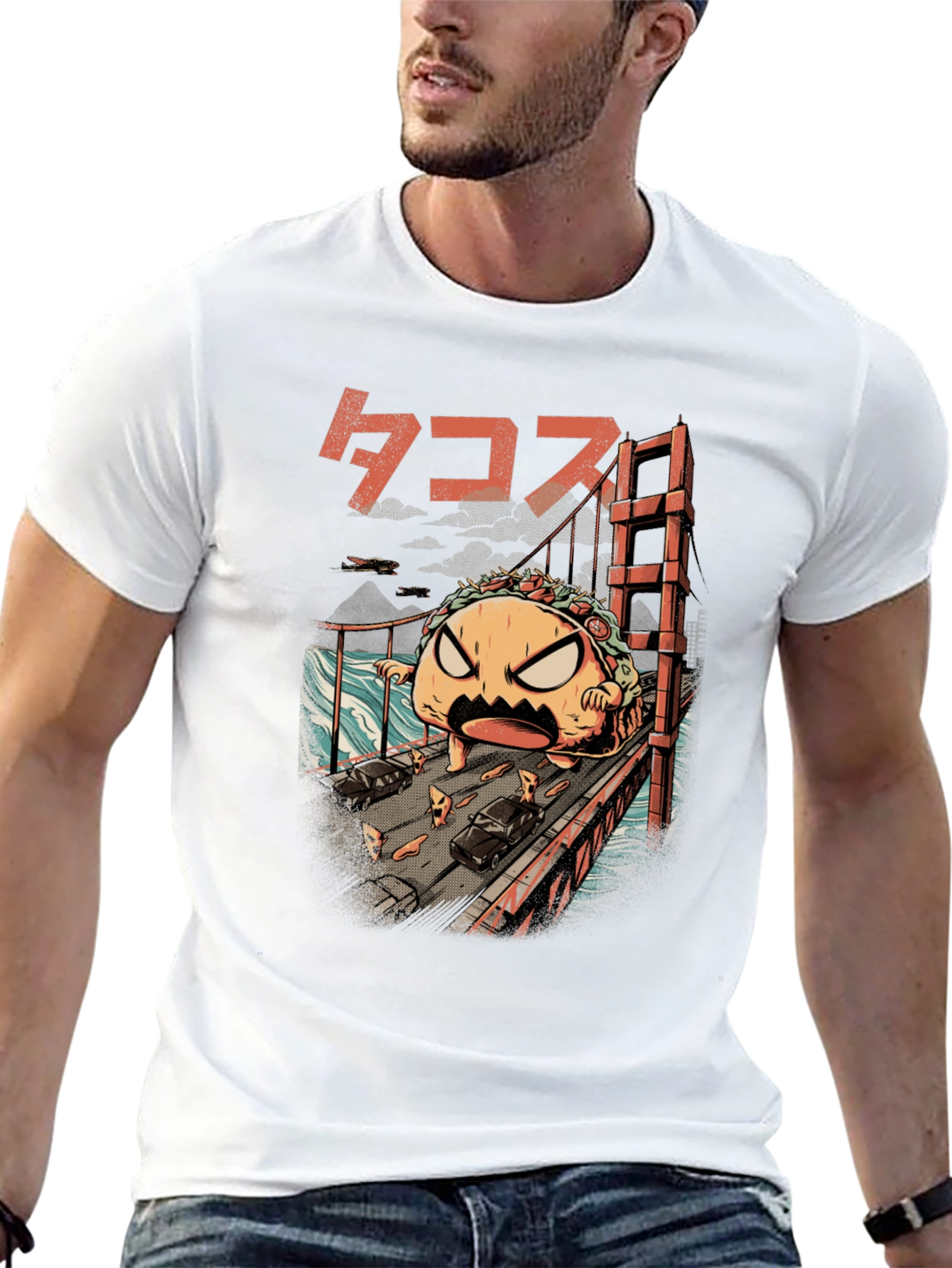 Taco Monster Graphic T-Shirt