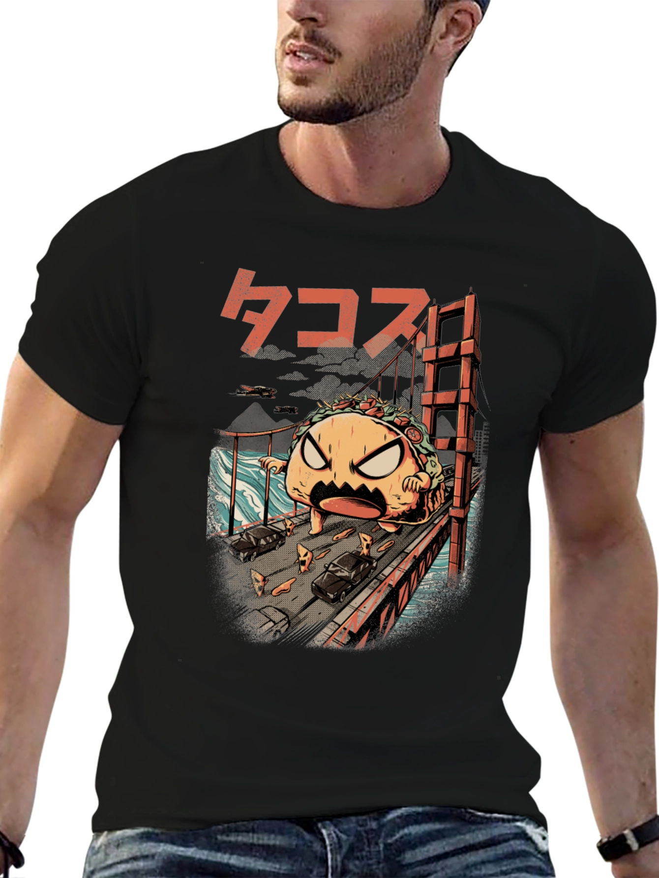 Taco Monster Graphic T-Shirt