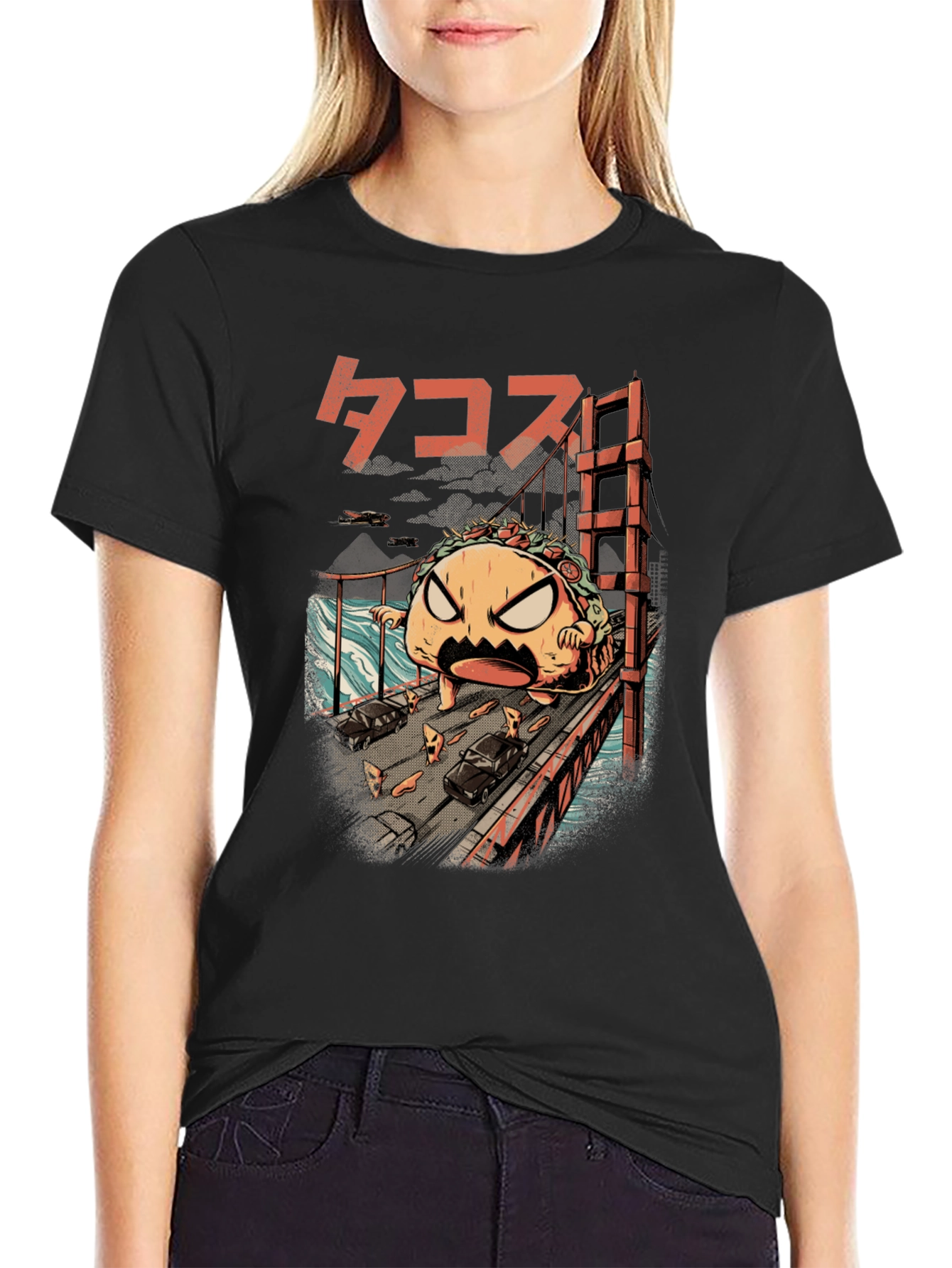 Taco Monster Graphic T-Shirt