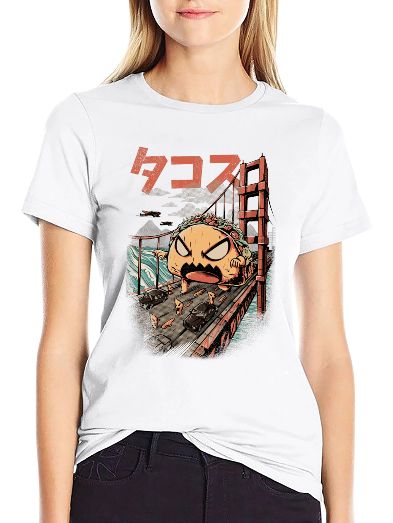 Taco Monster Graphic T-Shirt