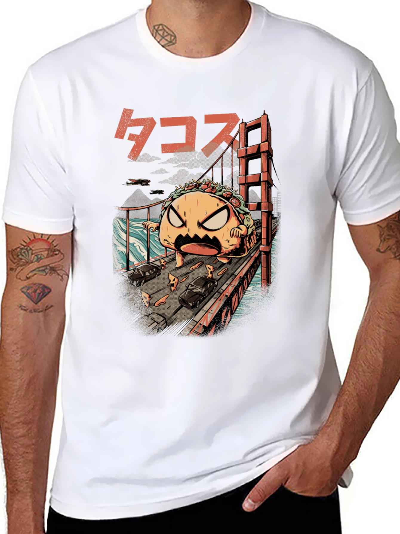 Taco Monster Graphic T-Shirt