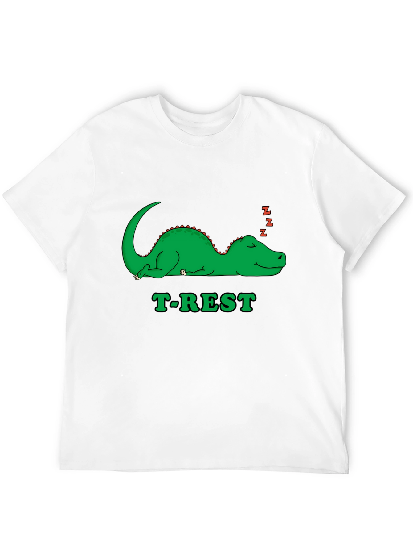 T-Rest Dinosaur Black T-Shirt