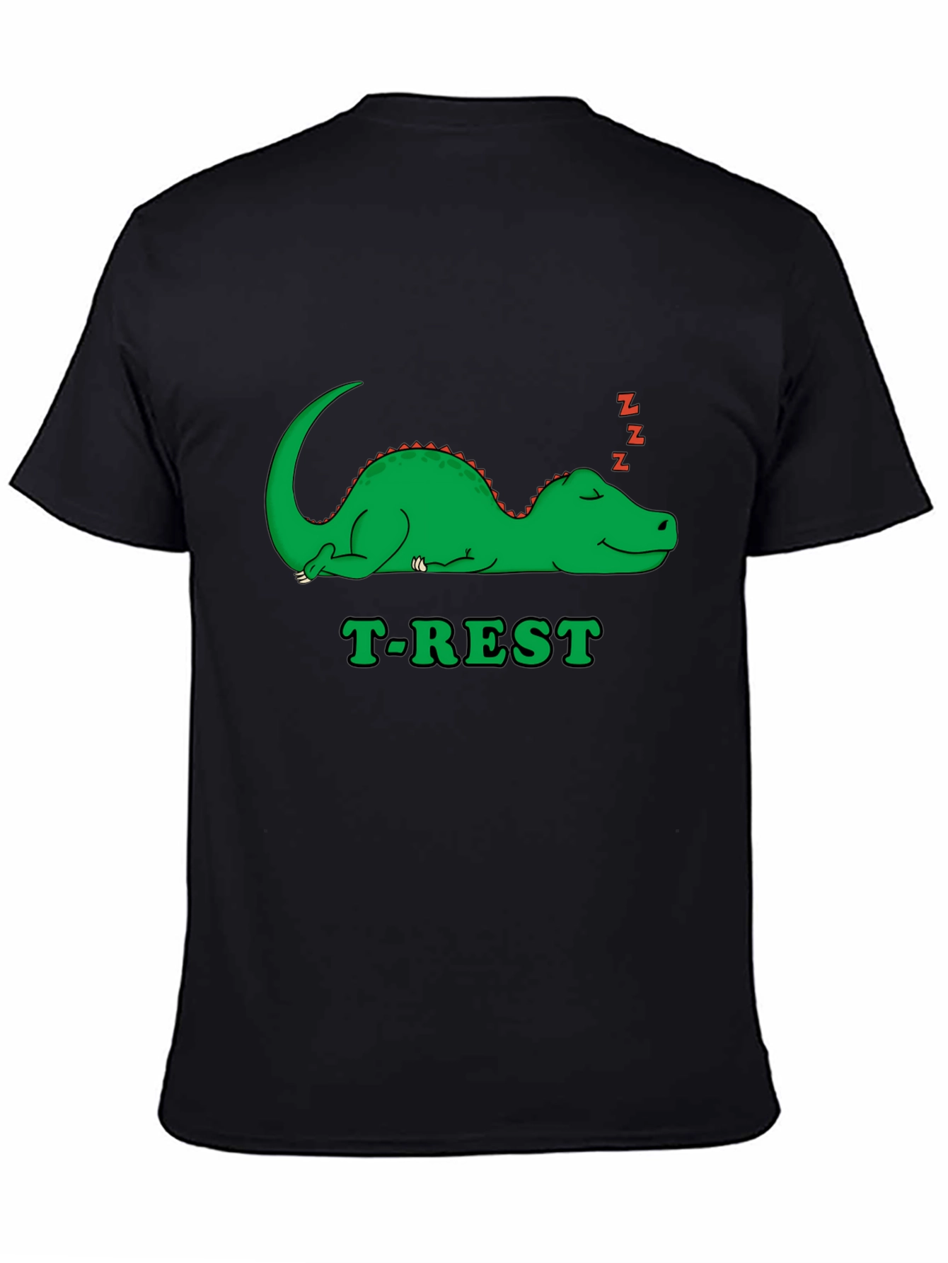 T-Rest Dinosaur Black T-Shirt