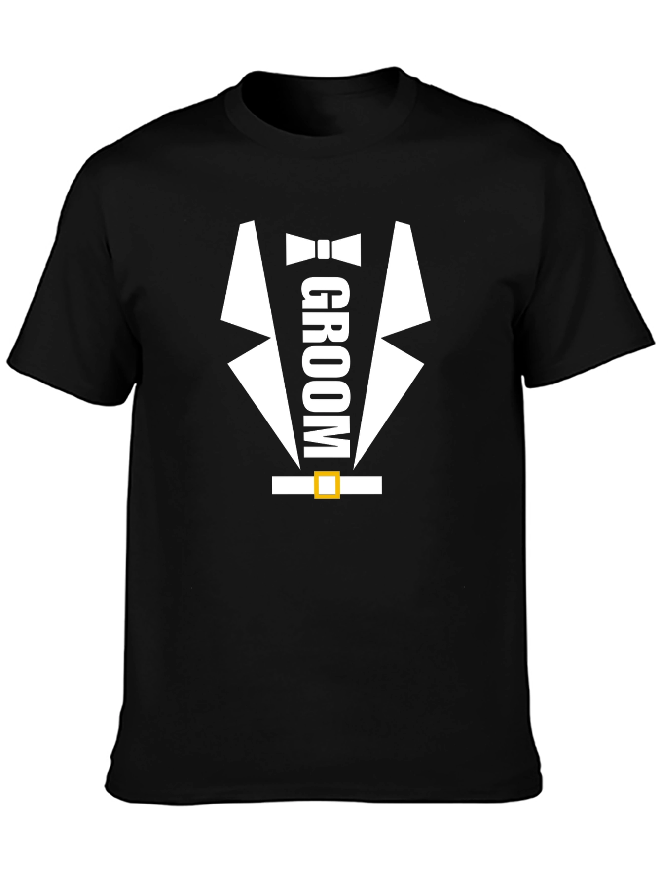 Groom Tuxedo T-Shirt Funny Wedding Party Tee