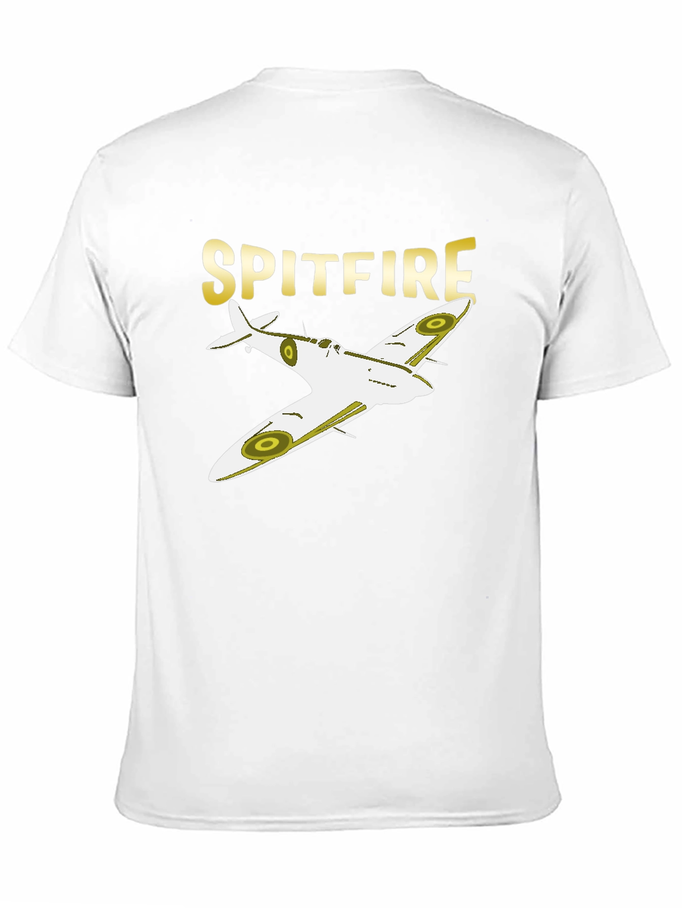 Spitfire Plane Graphic T-Shirt - Classic Aviation Tee