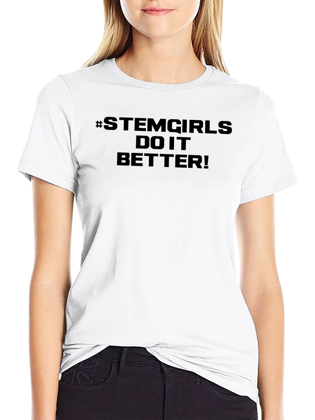 #STEMGIRLS Do It Better! T-Shirt - Black