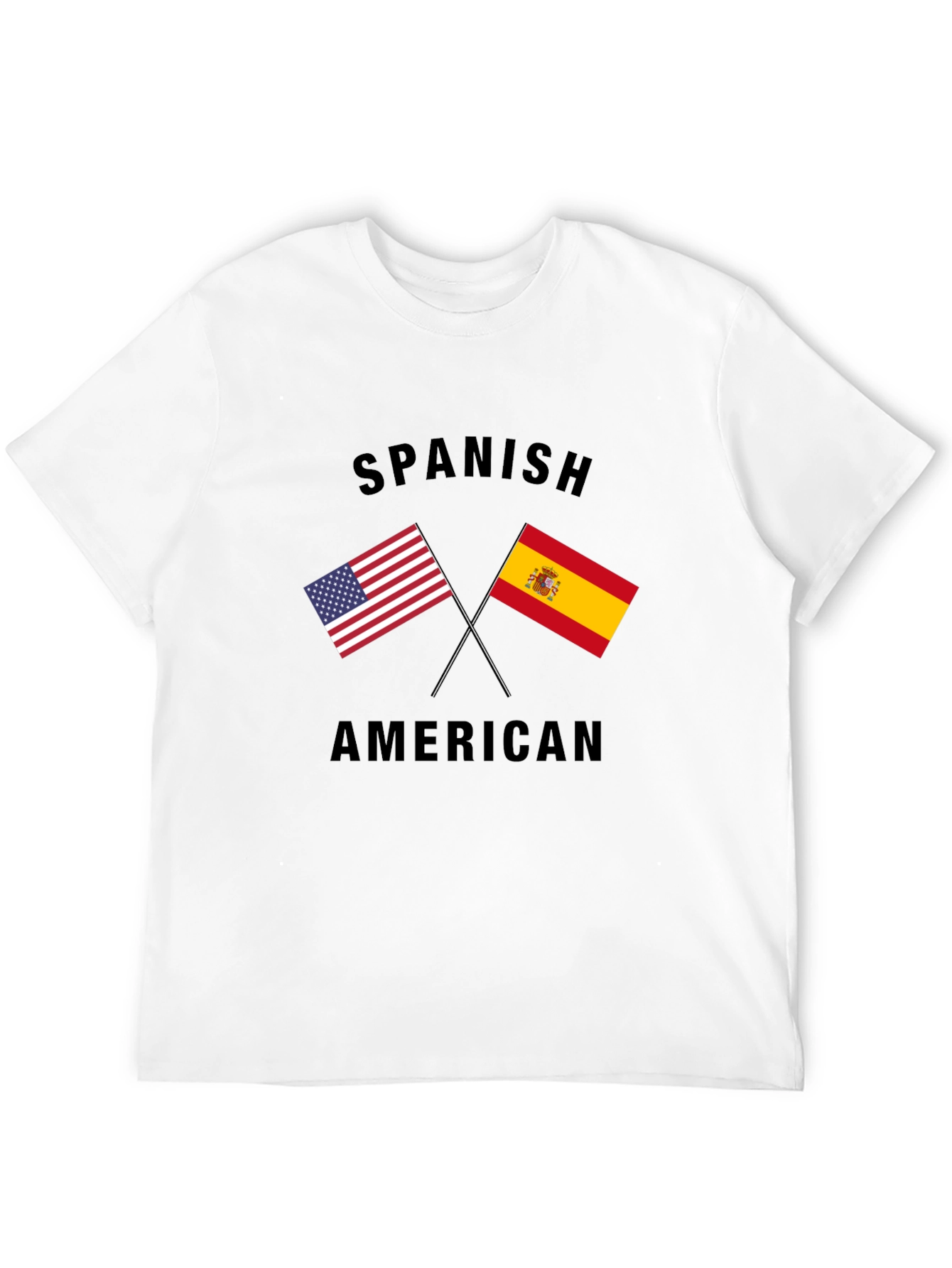 Spanish American Flag Graphic T-Shirt