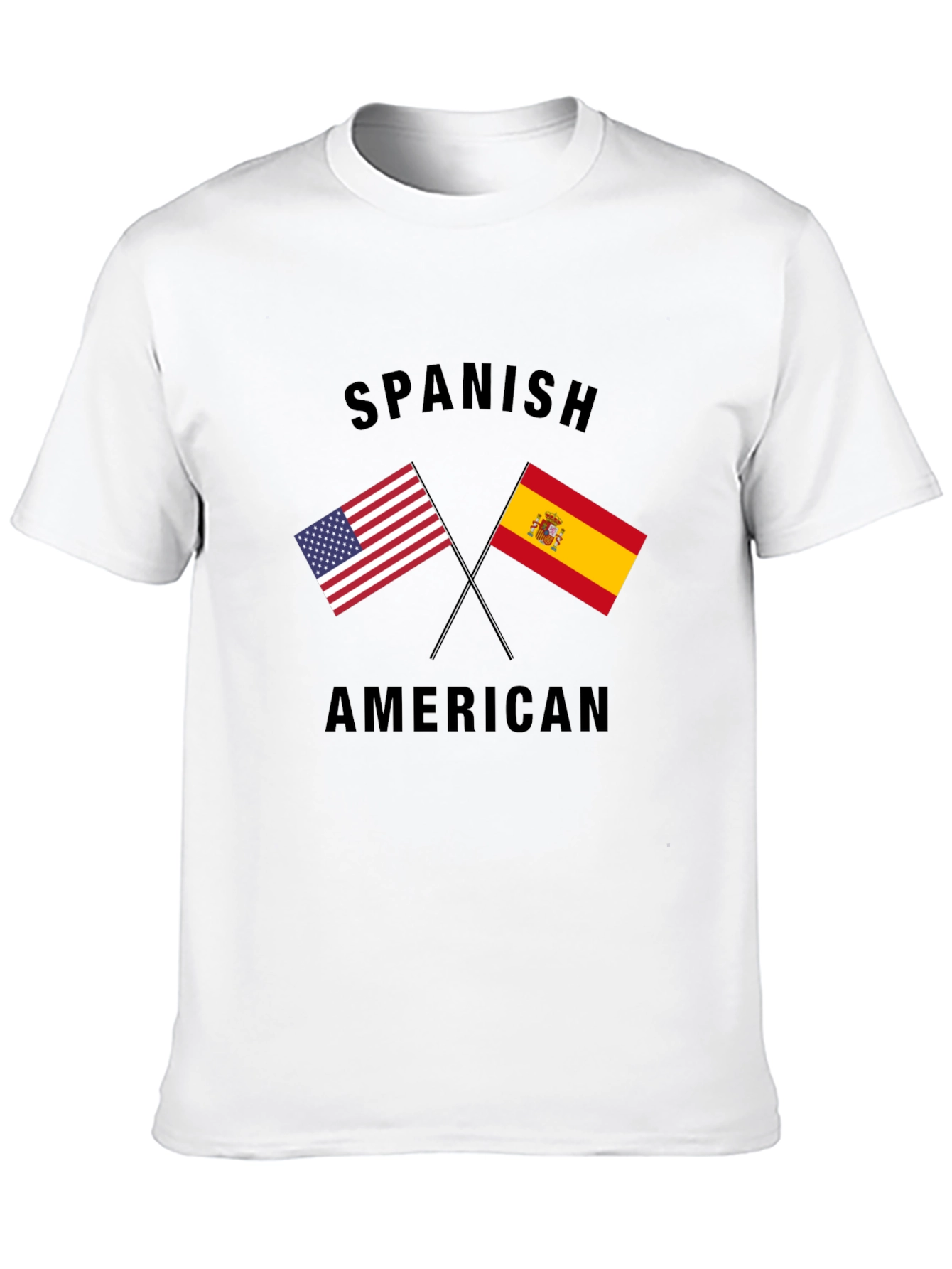 Spanish American Flag Graphic T-Shirt