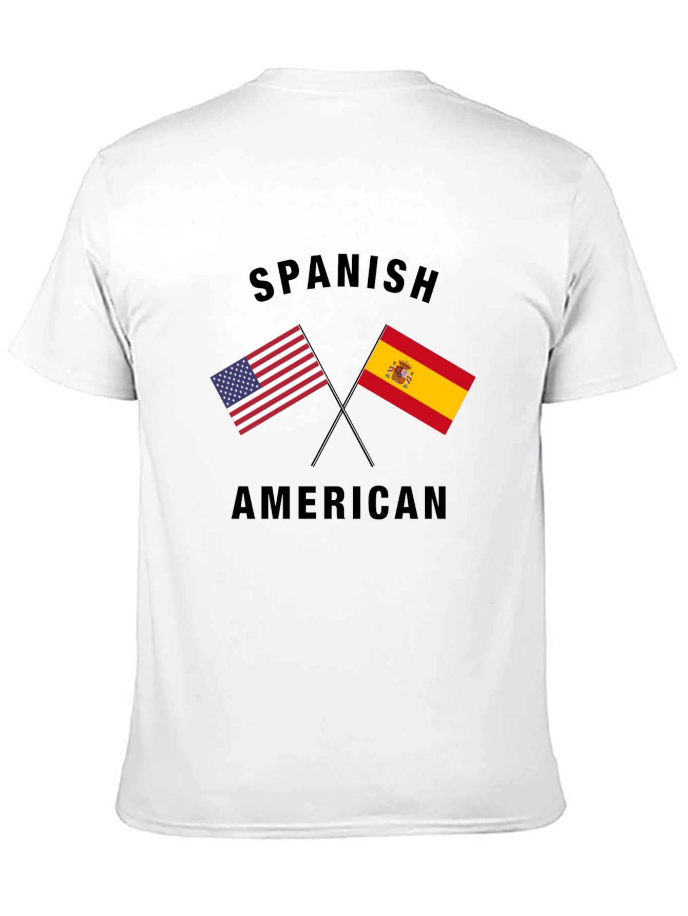 Spanish American Flag Graphic T-Shirt