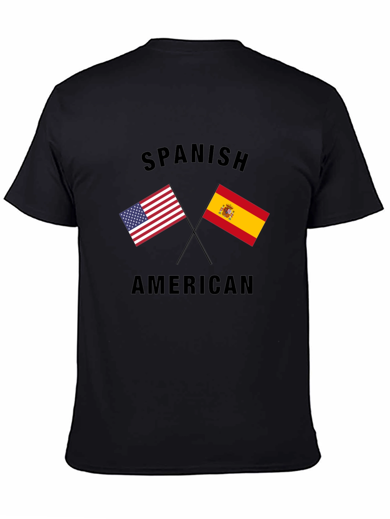 Spanish American Flag Graphic T-Shirt