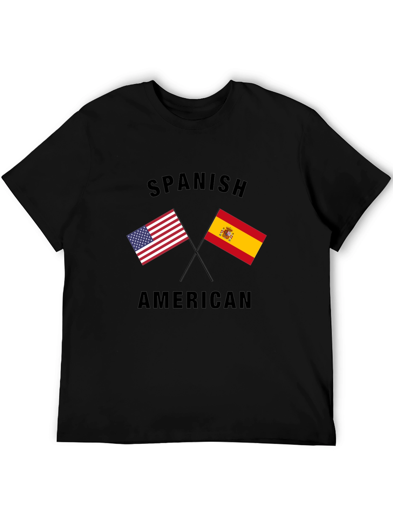 Spanish American Flag Graphic T-Shirt