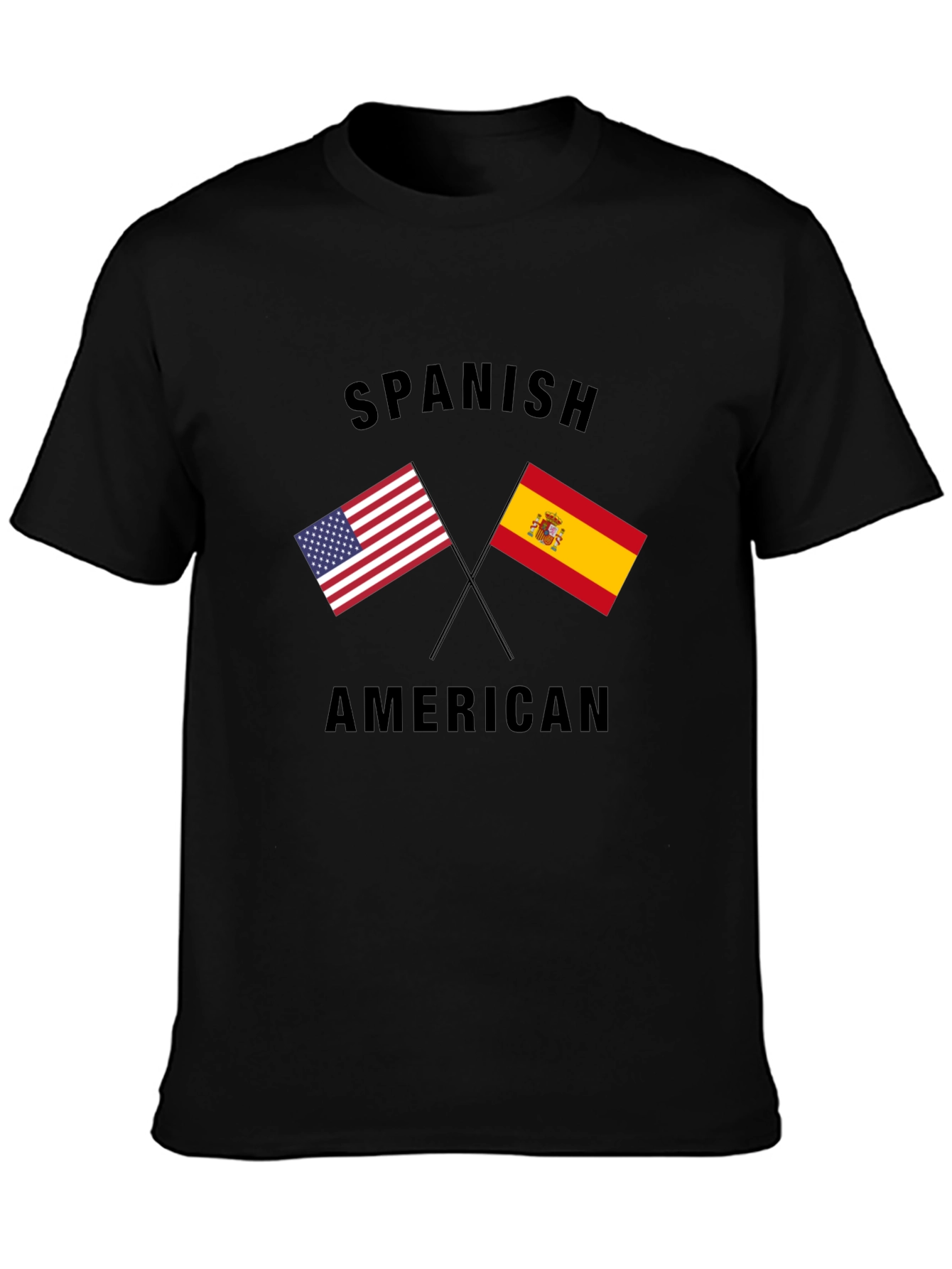 Spanish American Flag Graphic T-Shirt