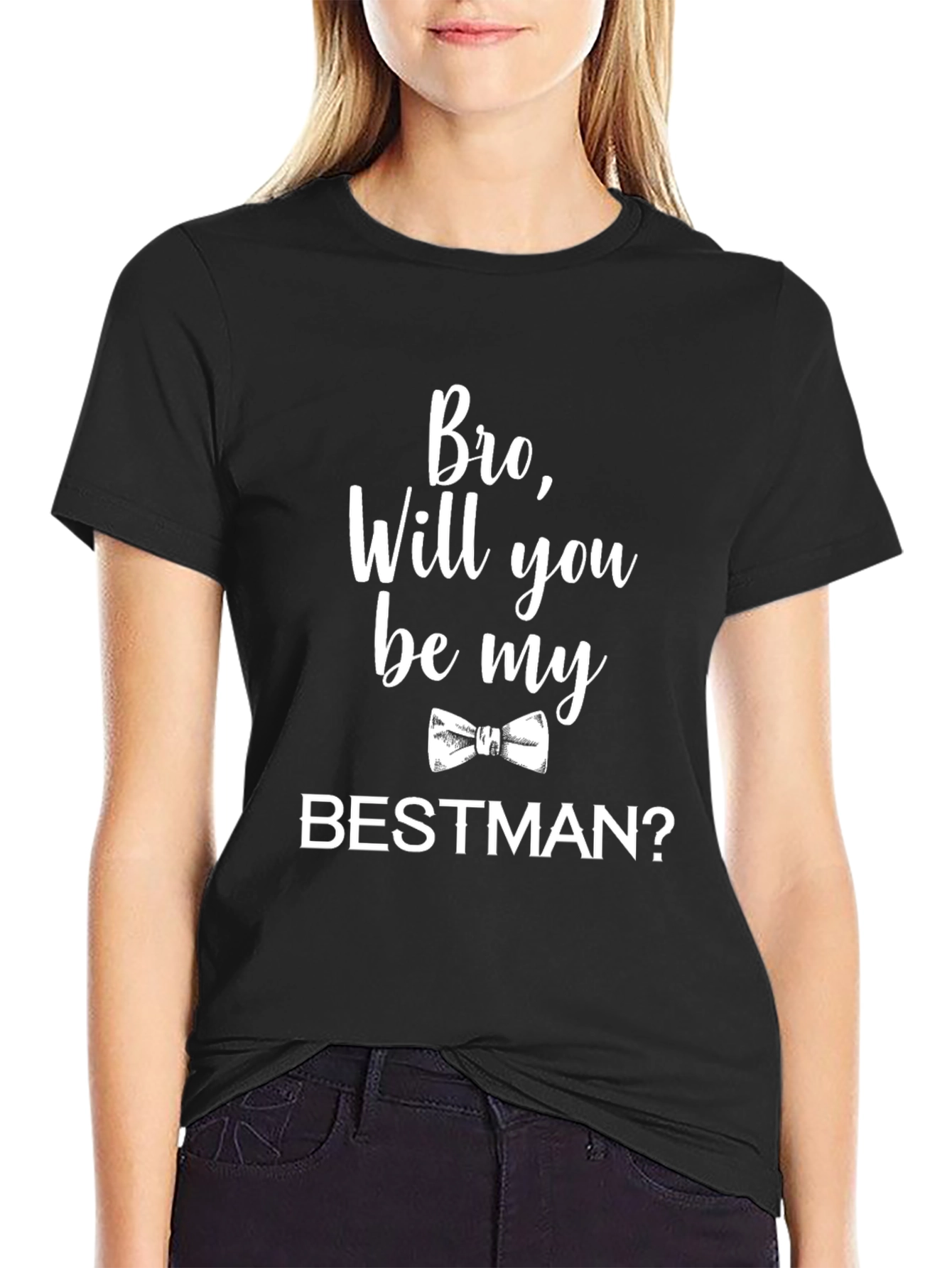 Bro Will You Be My Best Man T-Shirt