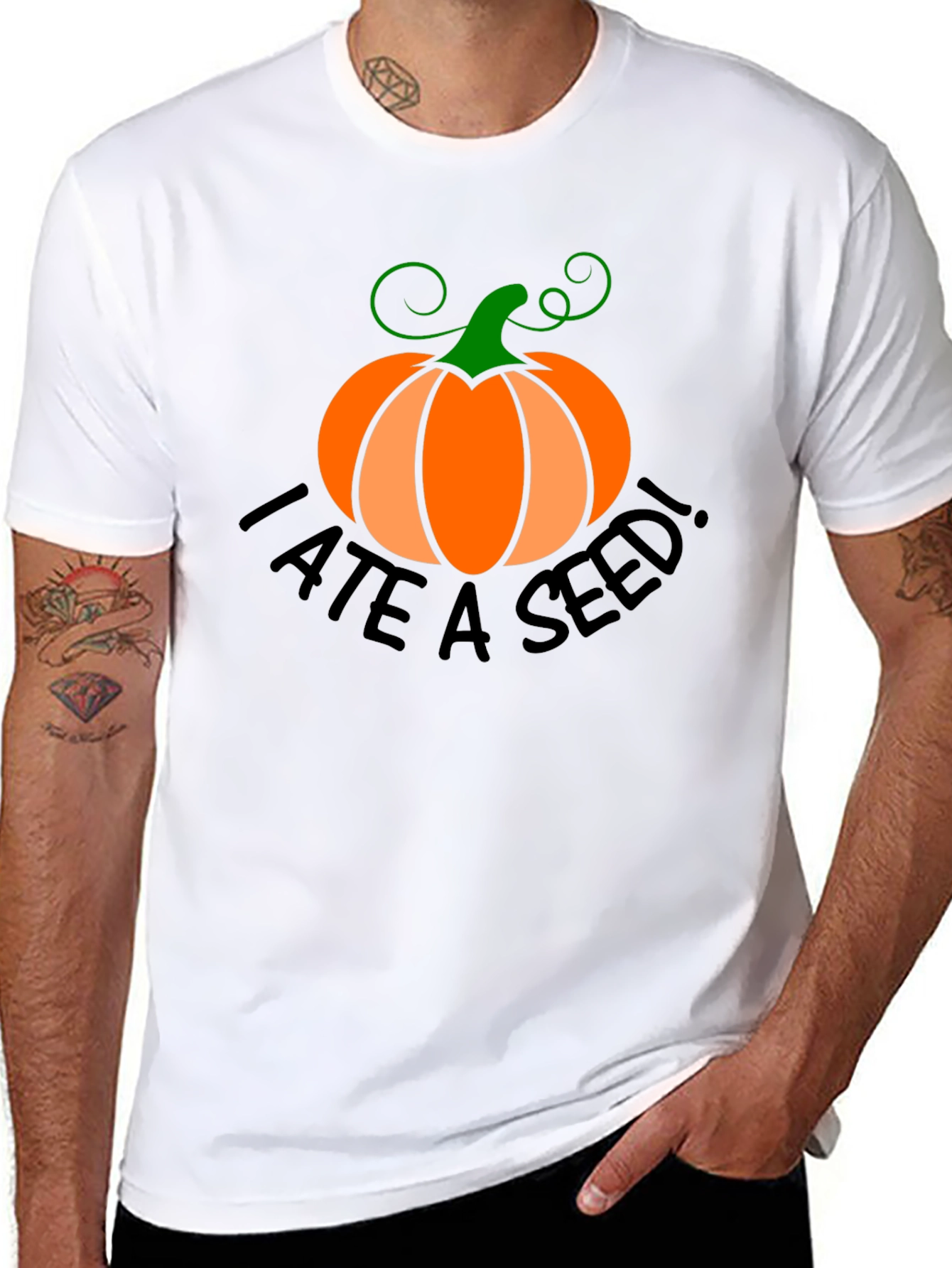 I Ate A Seed! Pumpkin Halloween T-Shirt