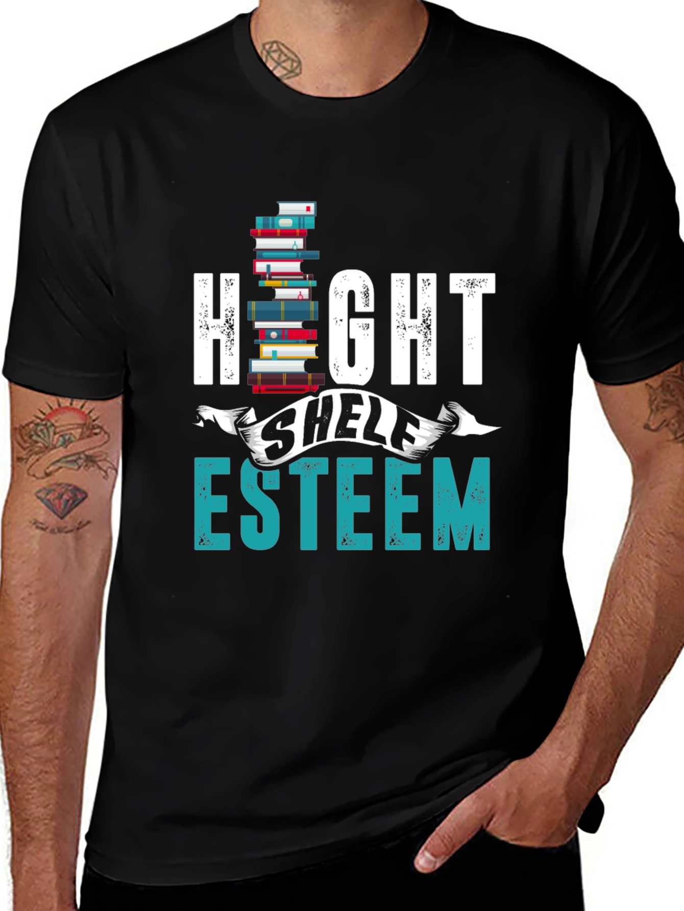 High Shelf Esteem T-Shirt - Book Lover Tee