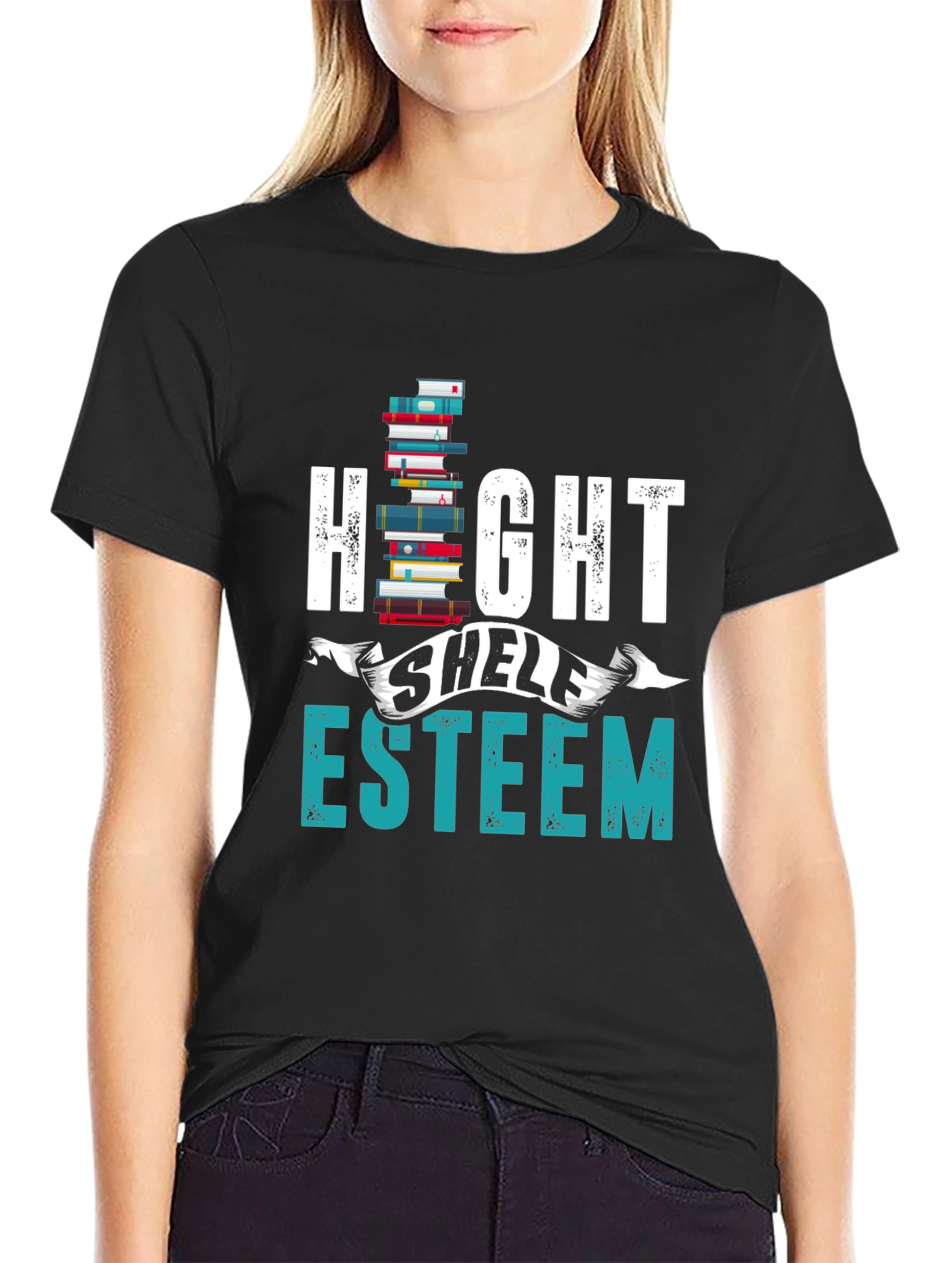 High Shelf Esteem T-Shirt - Book Lover Tee
