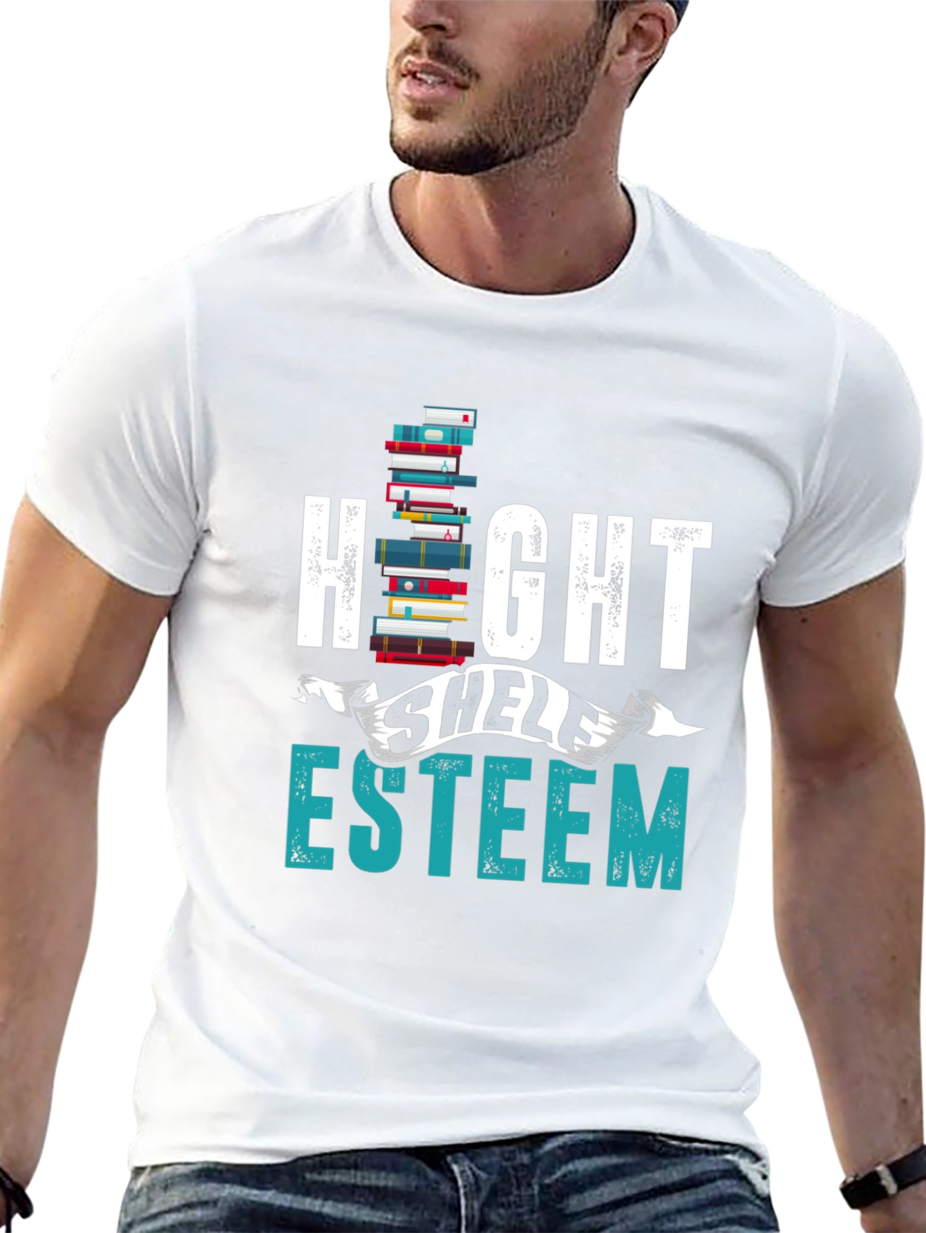 High Shelf Esteem T-Shirt - Book Lover Tee