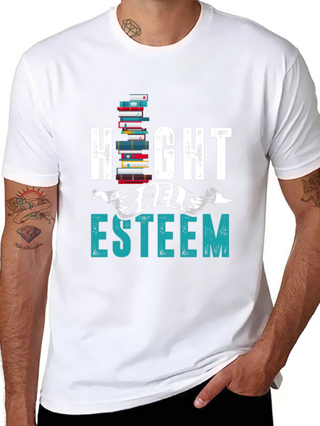 High Shelf Esteem T-Shirt - Book Lover Tee