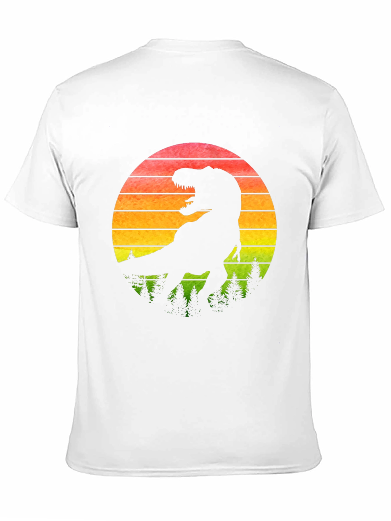 T-Rex Sunset Graphic Tee - Black