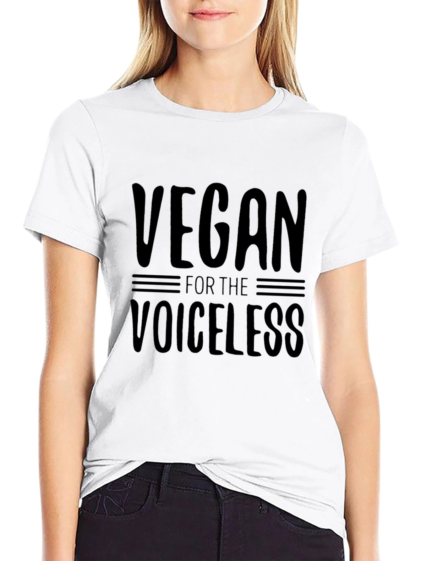 Vegan for the Voiceless Graphic Tee - Unisex