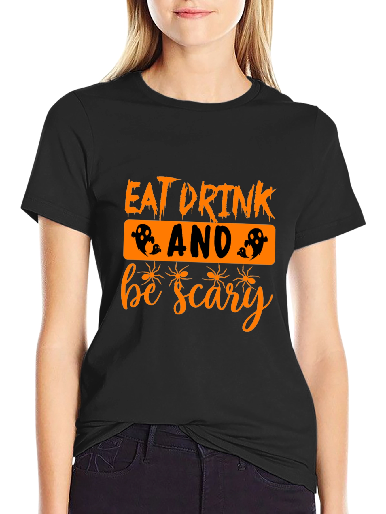 Eat Drink And Be Scary Halloween T-Shirt
