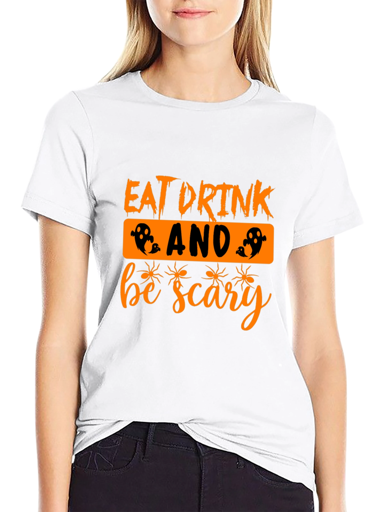 Eat Drink And Be Scary Halloween T-Shirt
