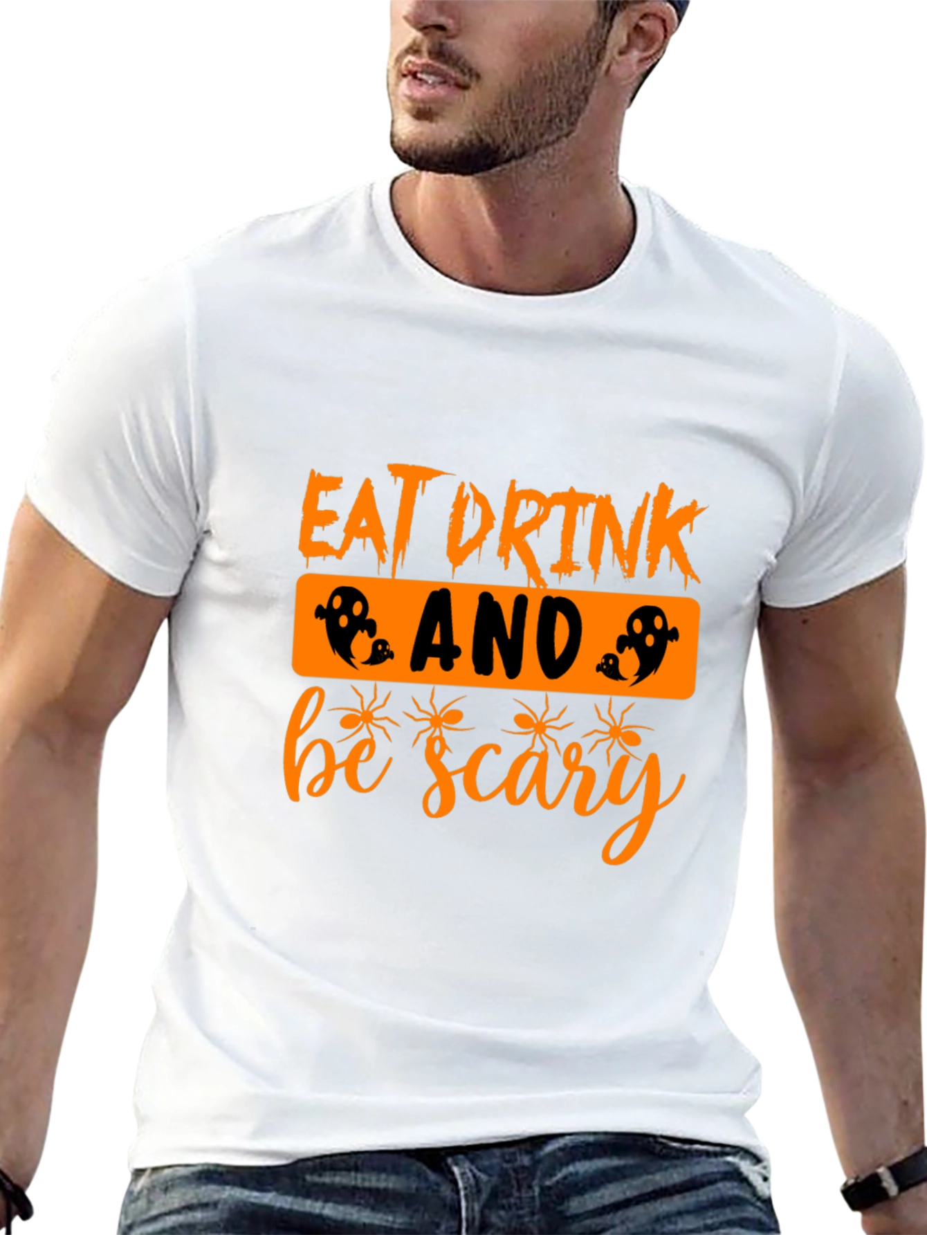Eat Drink And Be Scary Halloween T-Shirt