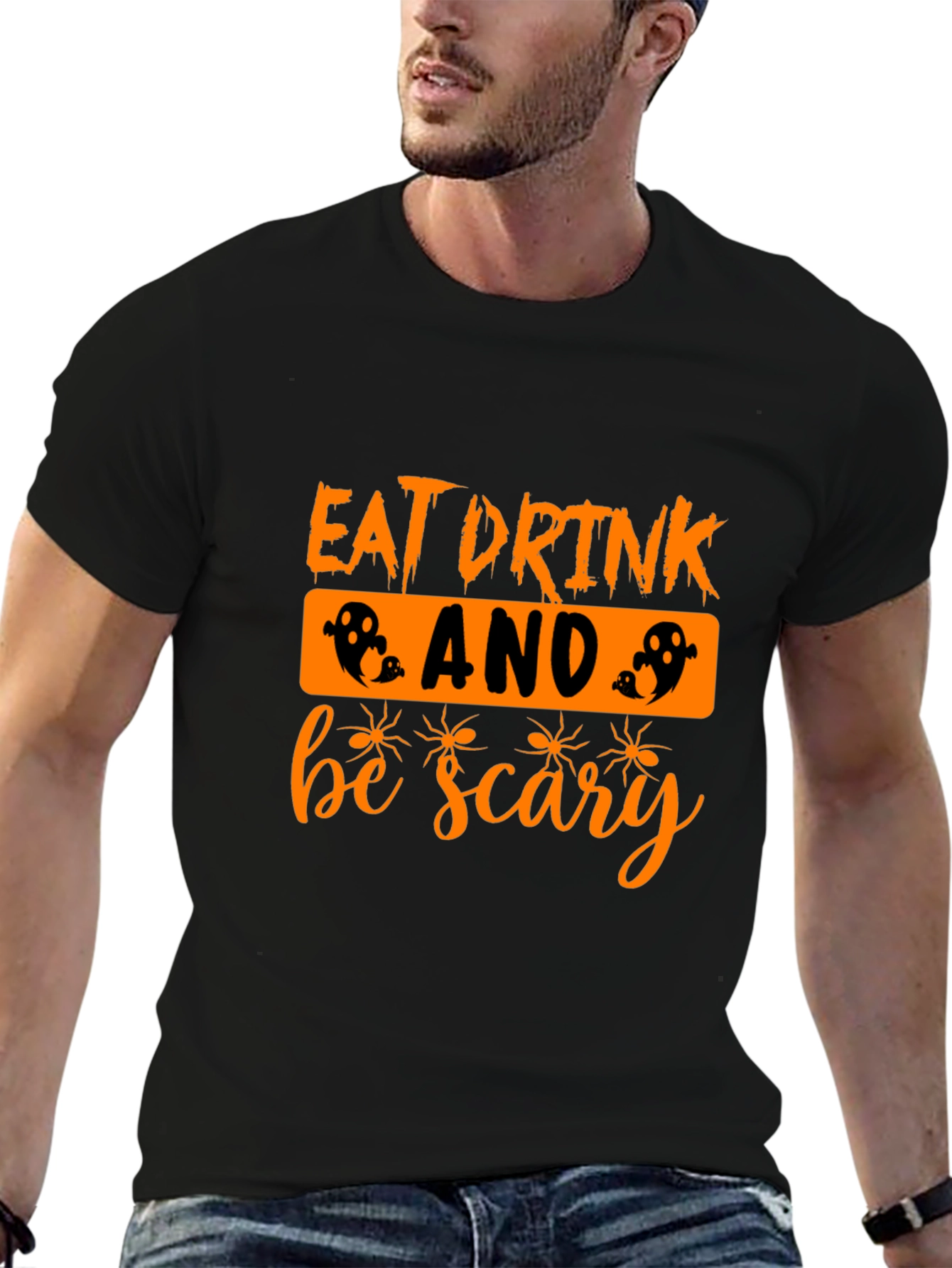 Eat Drink And Be Scary Halloween T-Shirt