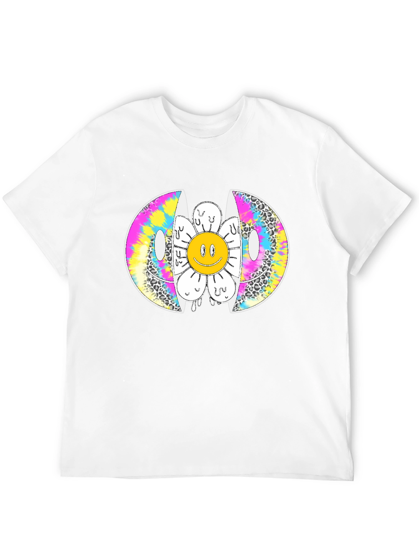 Melting Smiley Face Graphic Tee