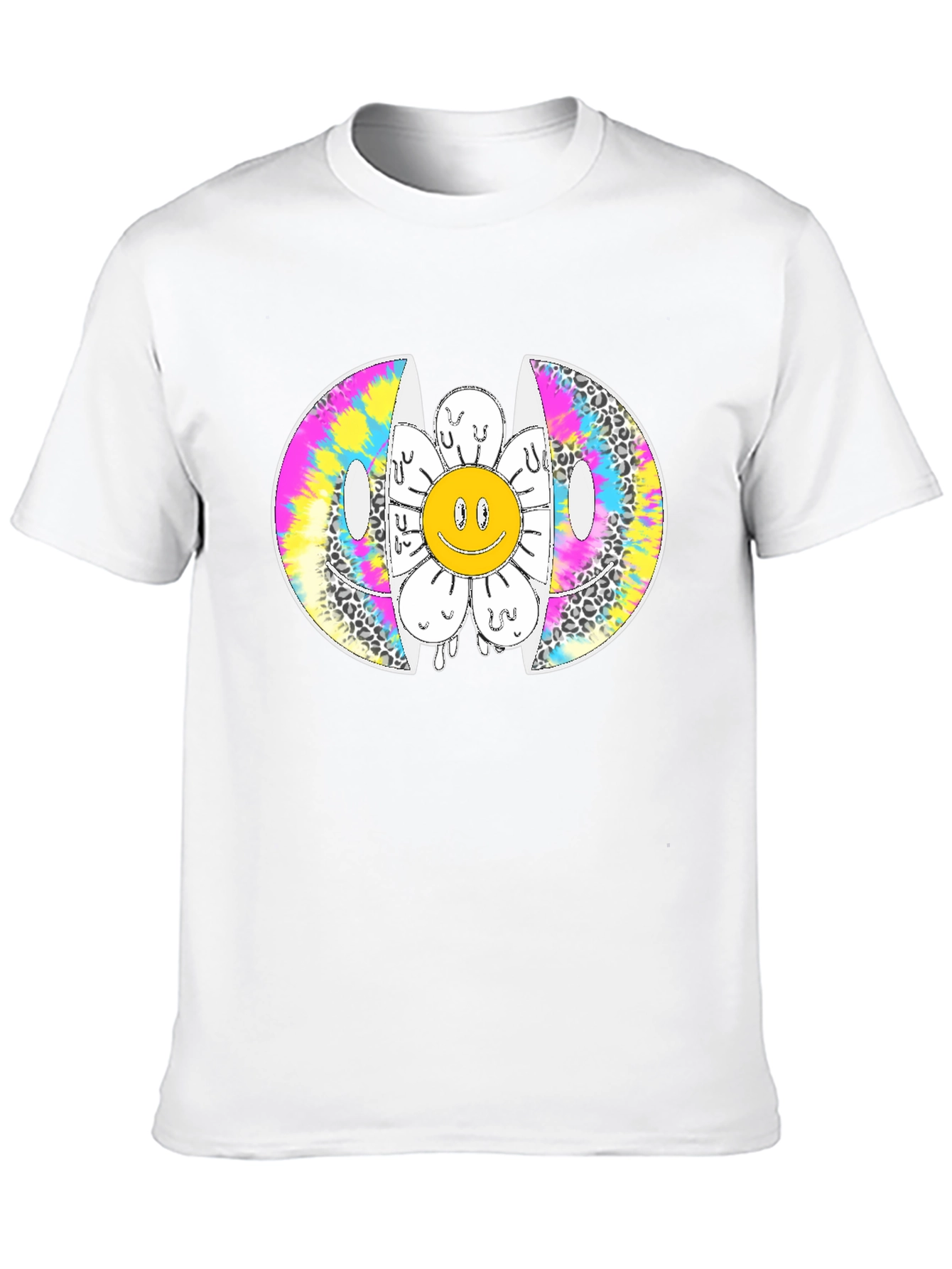 Melting Smiley Face Graphic Tee