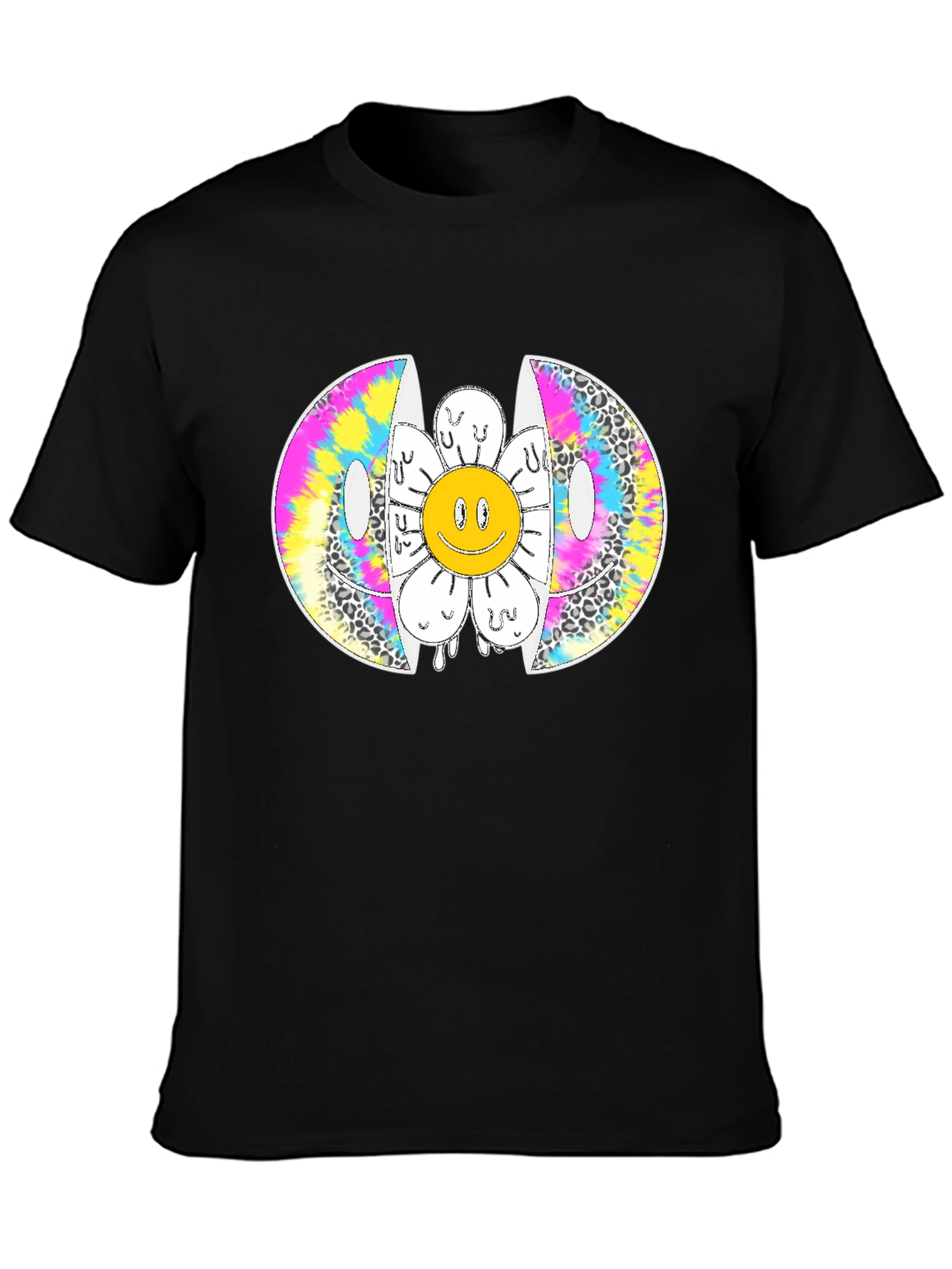 Melting Smiley Face Graphic Tee