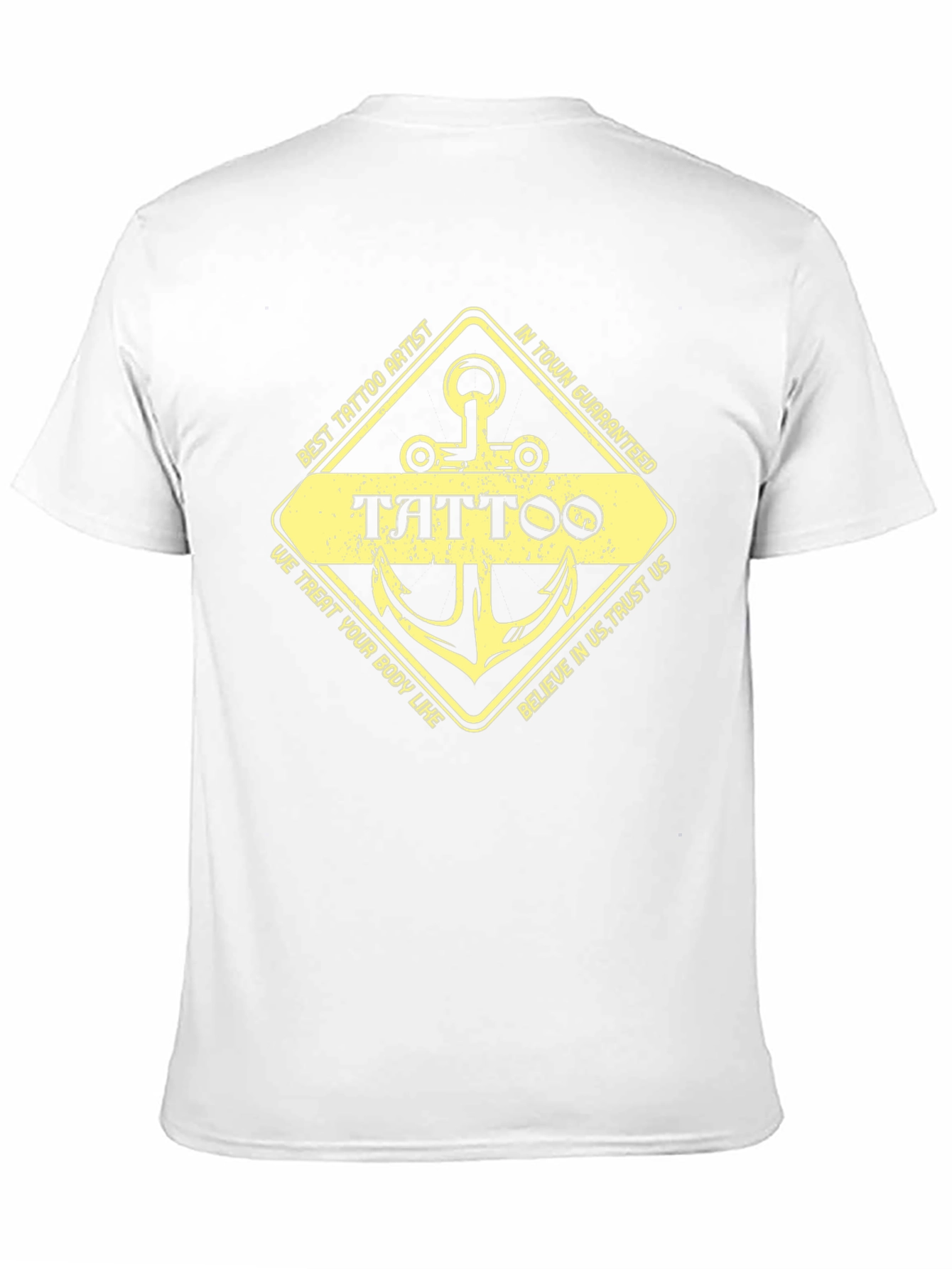 Tattoo Artist Graphic Tee - Black Cotton