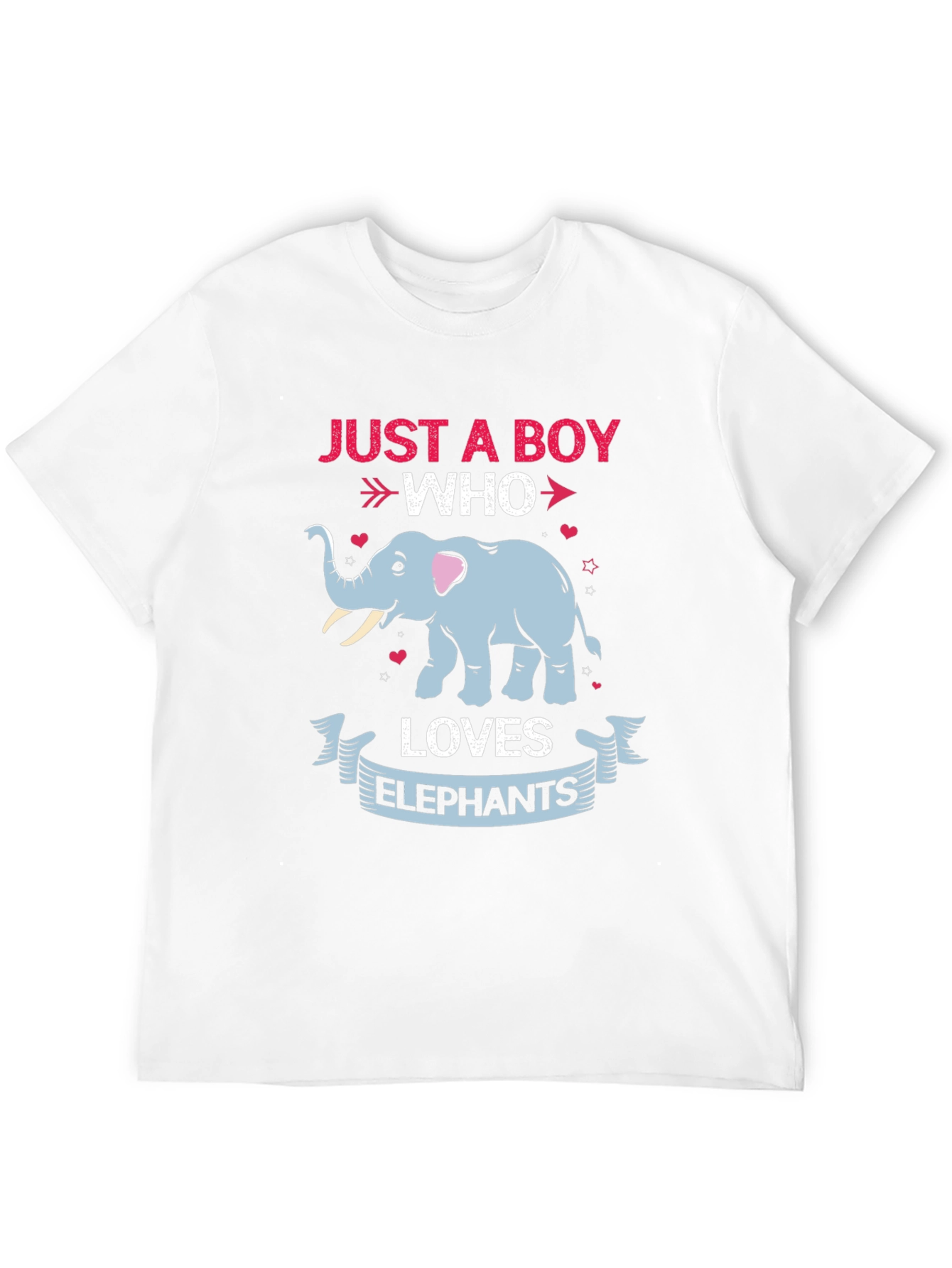 Just A Boy Who Loves Elephants T-Shirt
