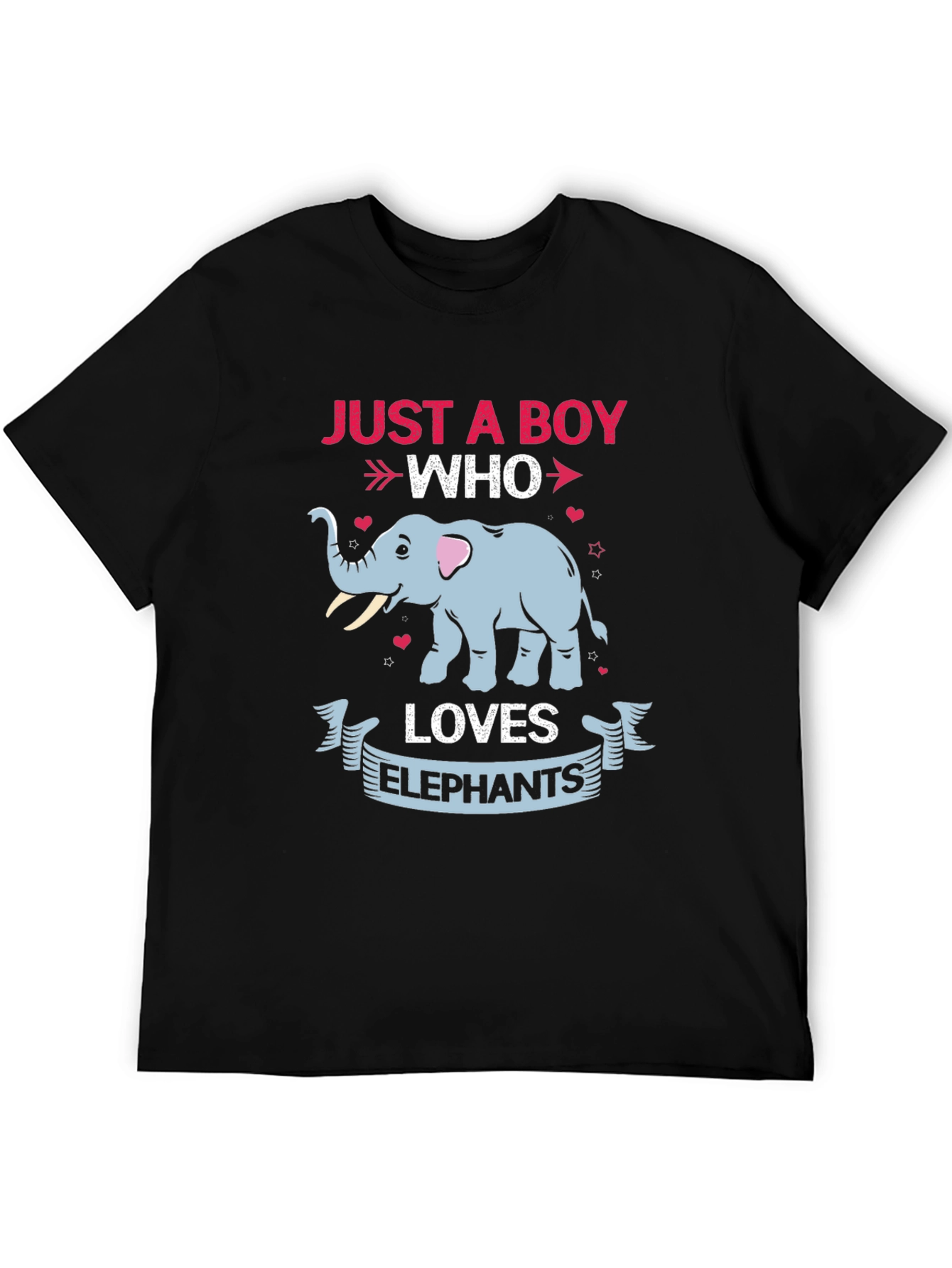 Just A Boy Who Loves Elephants T-Shirt