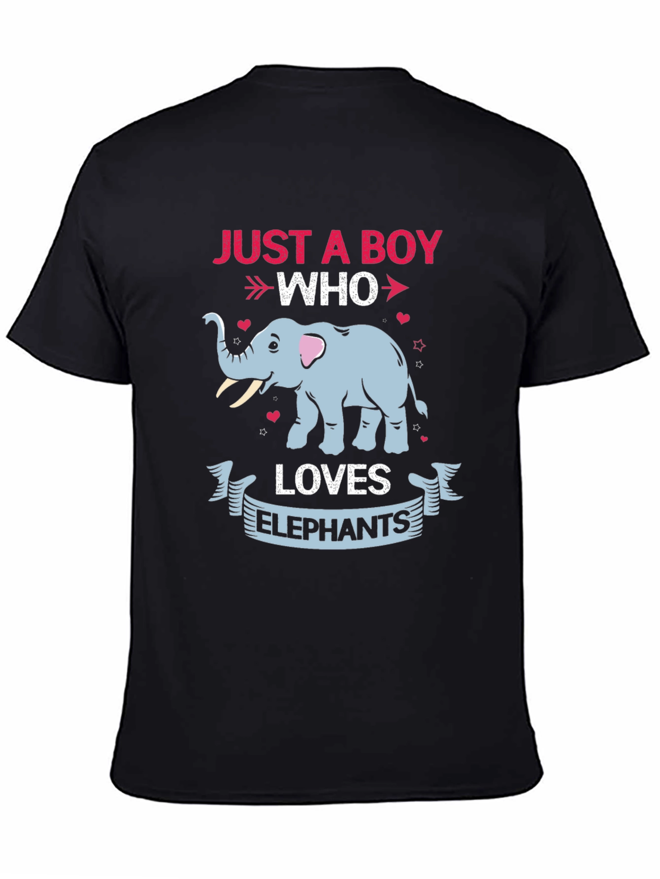 Just A Boy Who Loves Elephants T-Shirt