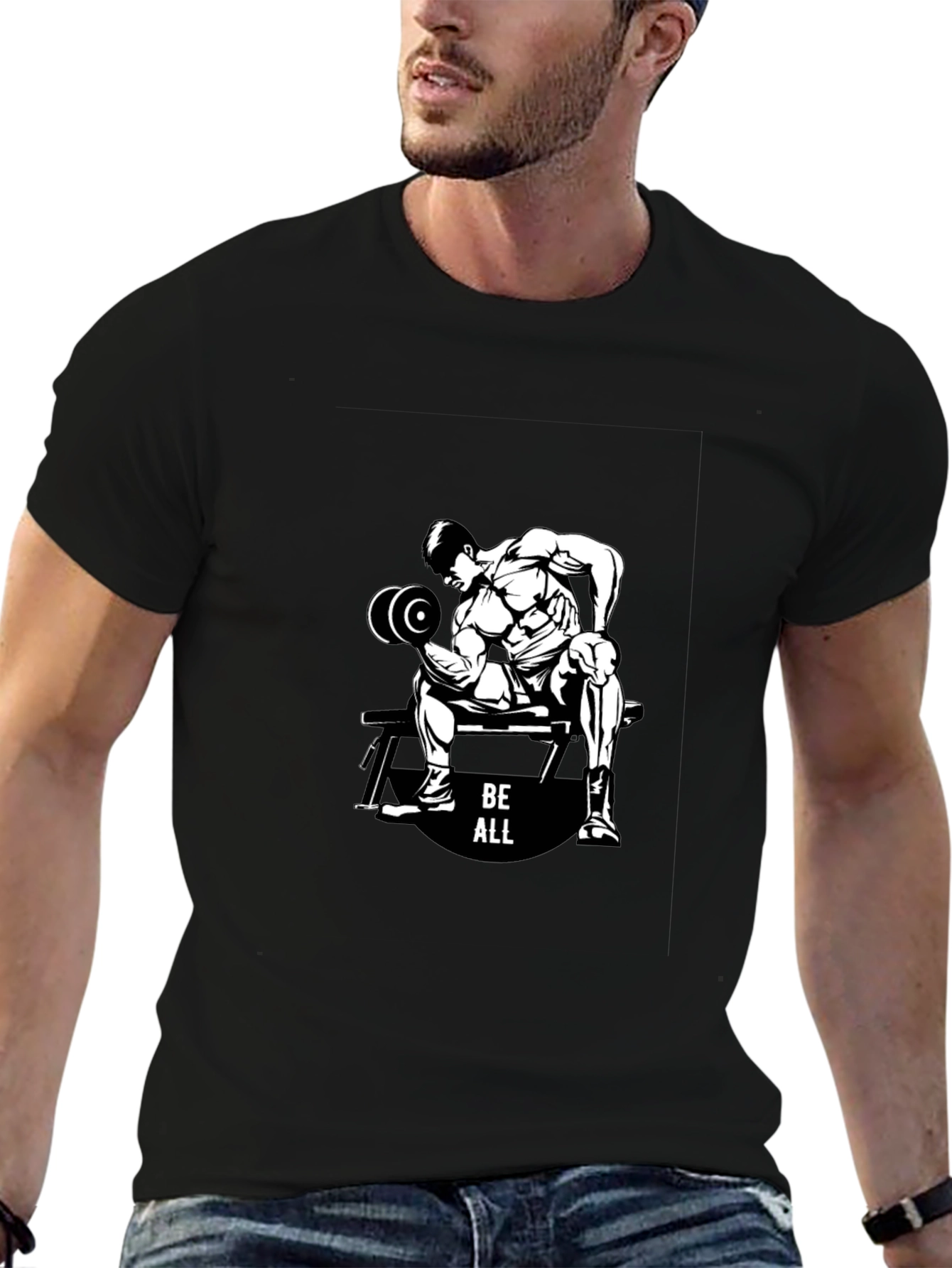 Be All Black Graphic T-Shirt