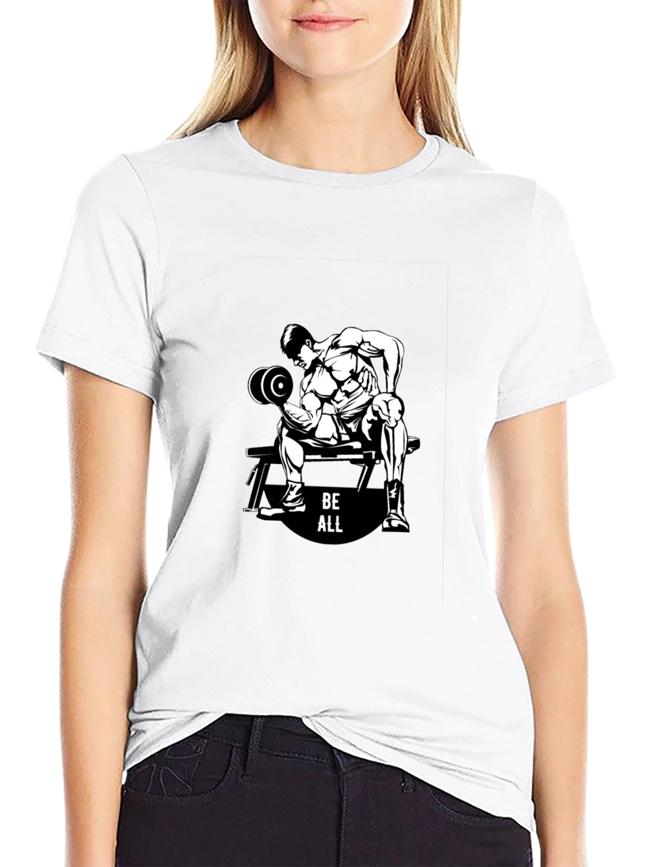 Be All Black Graphic T-Shirt