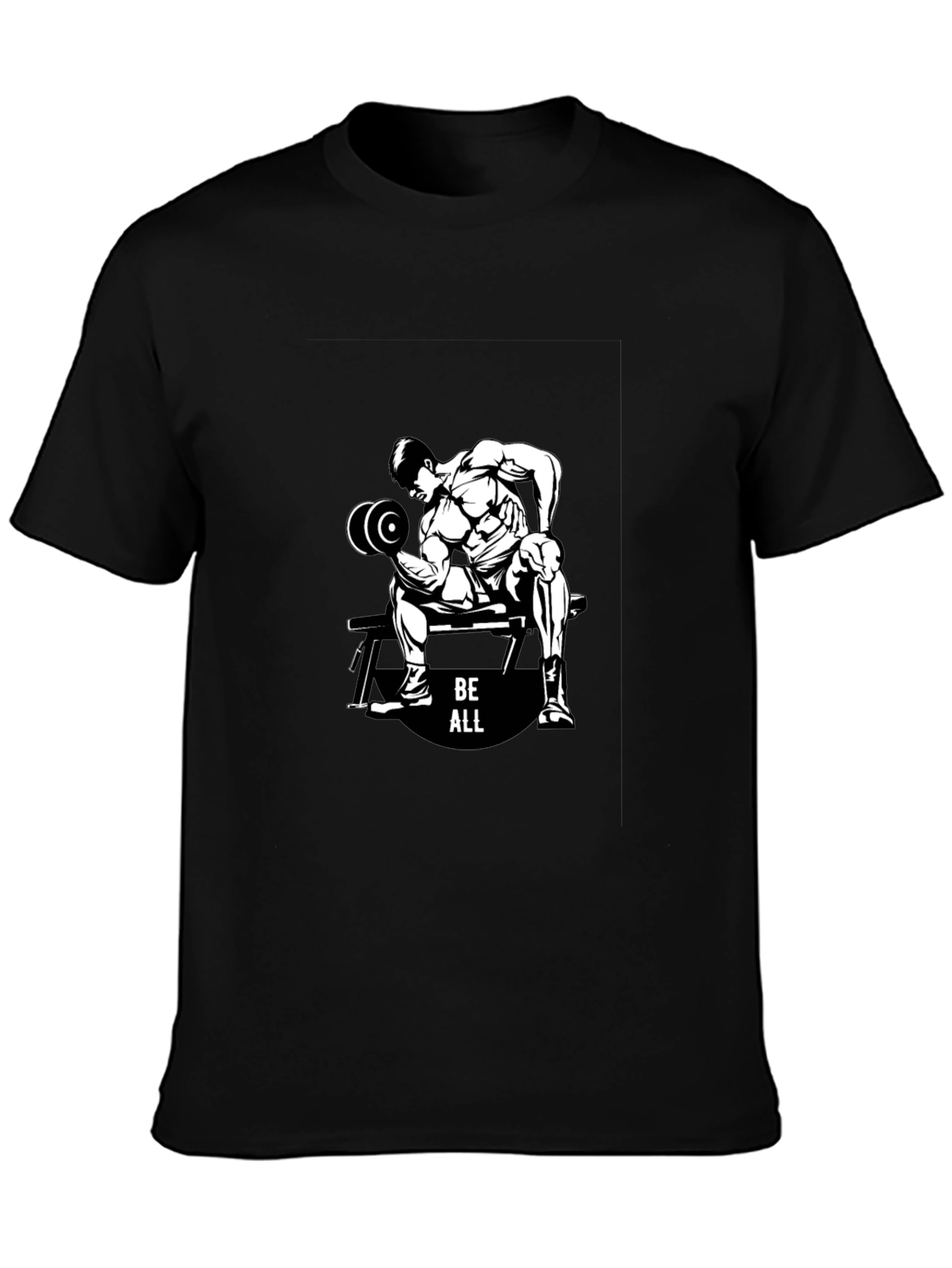 Be All Black Graphic T-Shirt