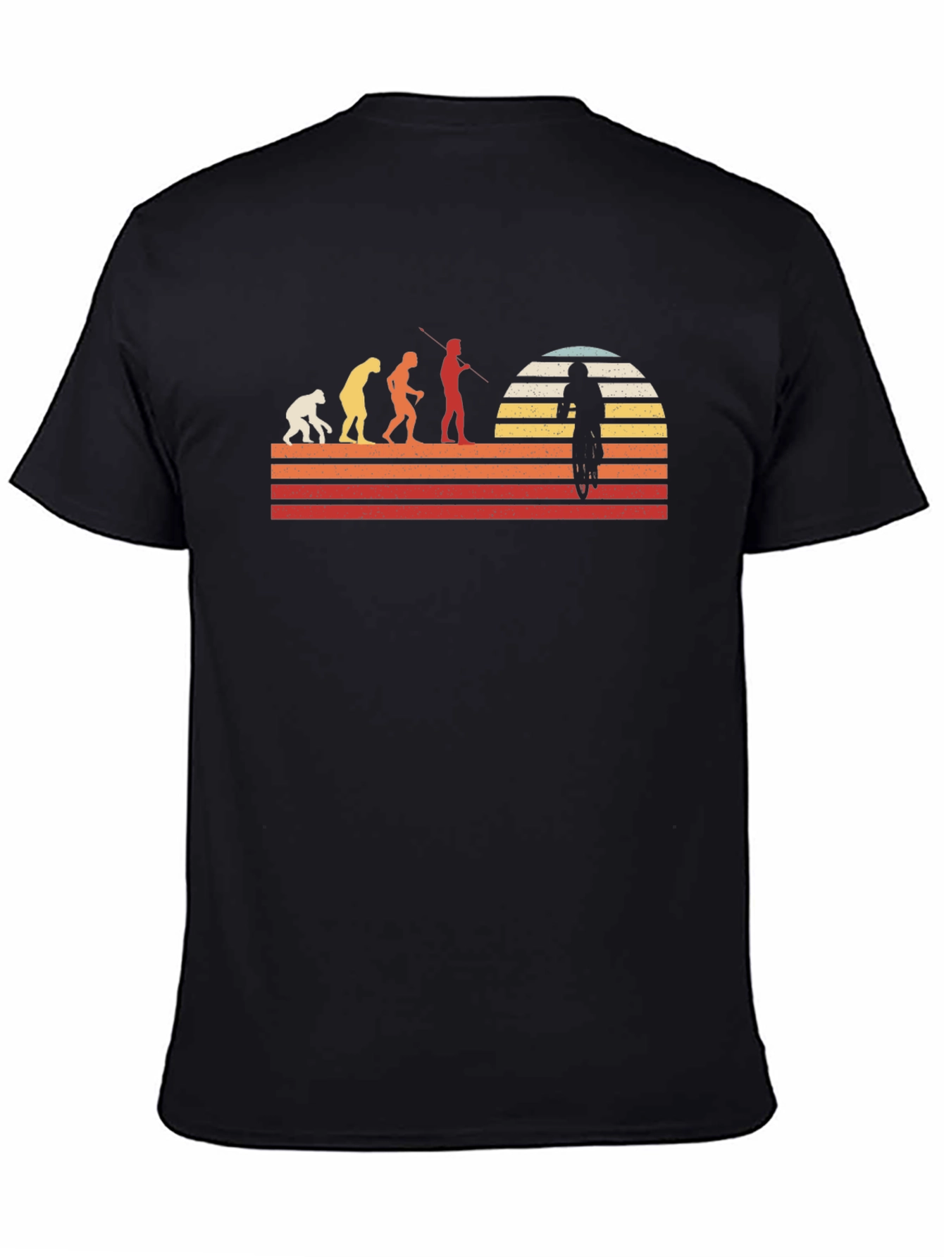 Evolution of Biking Graphic T-Shirt