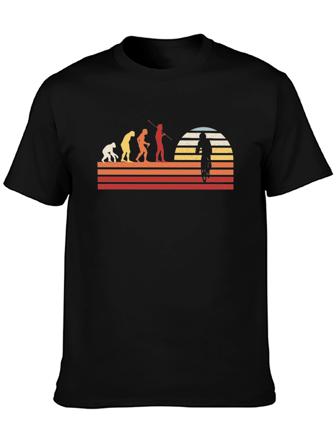 Evolution of Biking Graphic T-Shirt