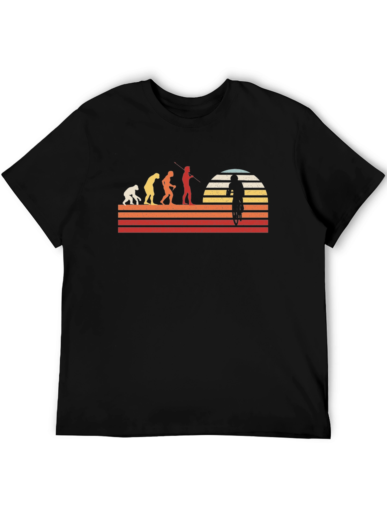 Evolution of Biking Graphic T-Shirt