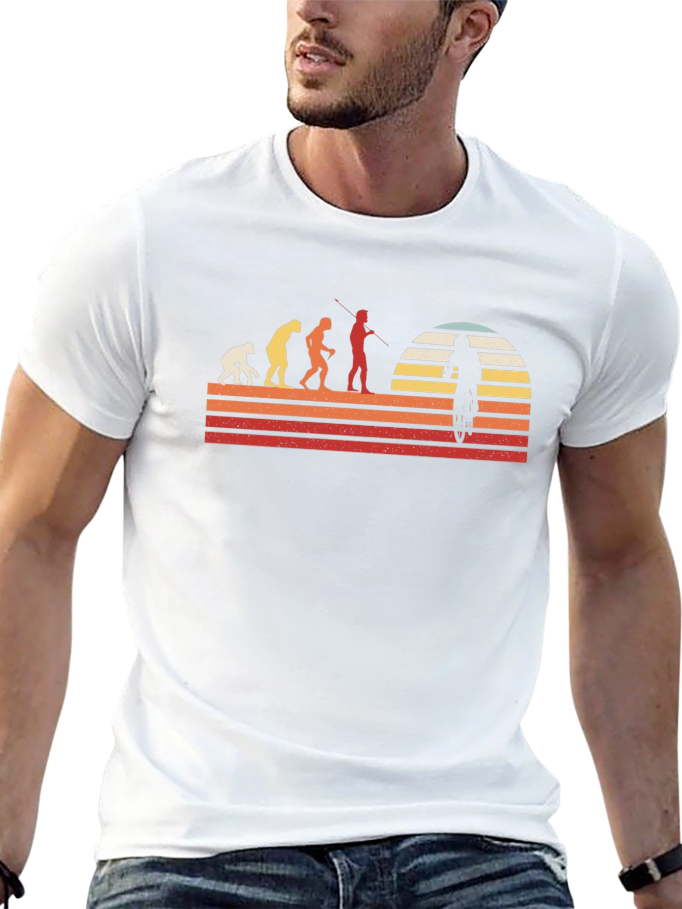 Evolution of Biking Graphic T-Shirt