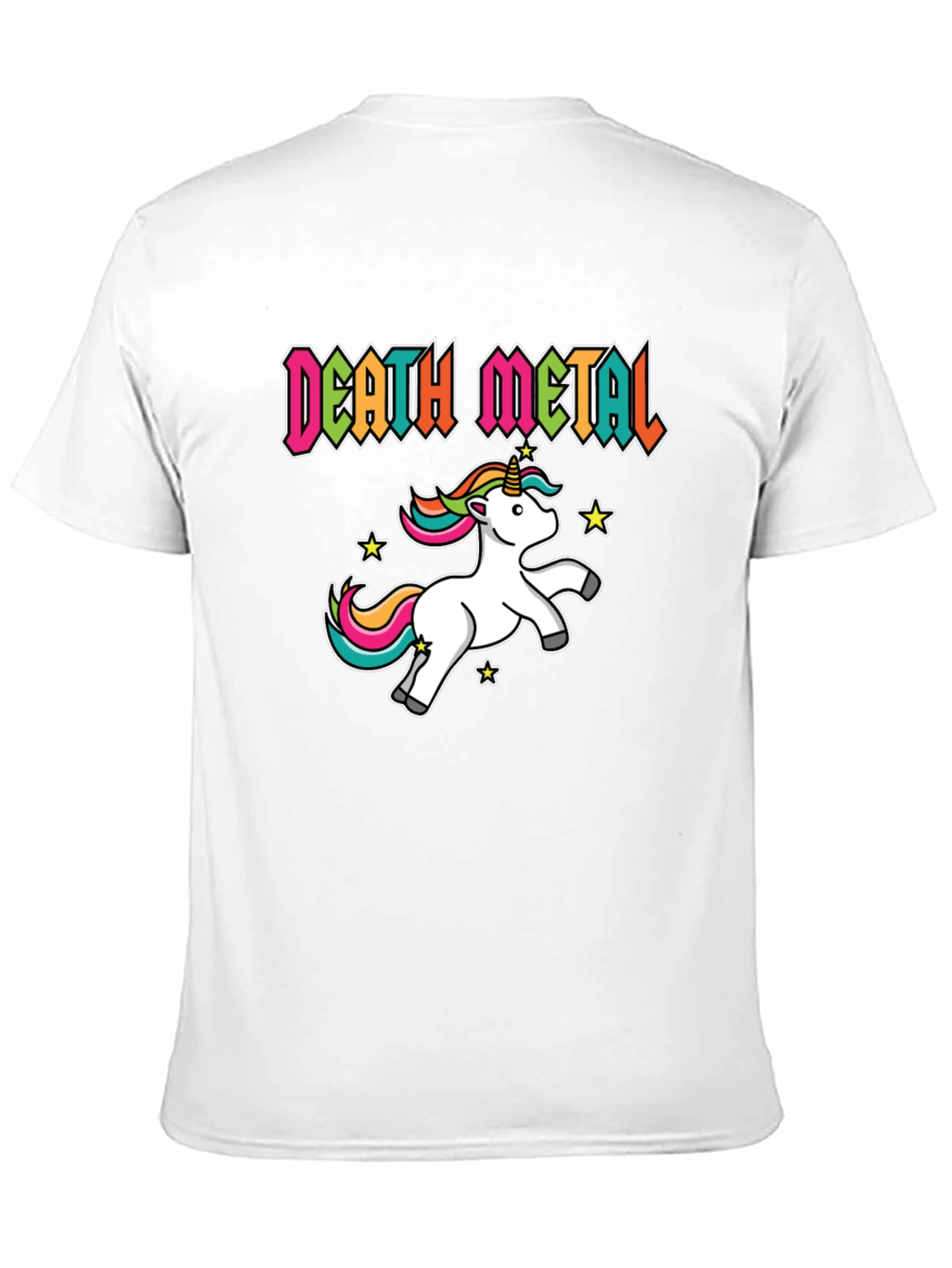 Death Metal Unicorn Black T-Shirt
